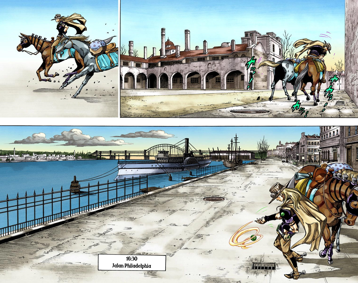 Read JoJo’s Bizarre Adventure Part 7 Steel Ball Run ID Manga Online