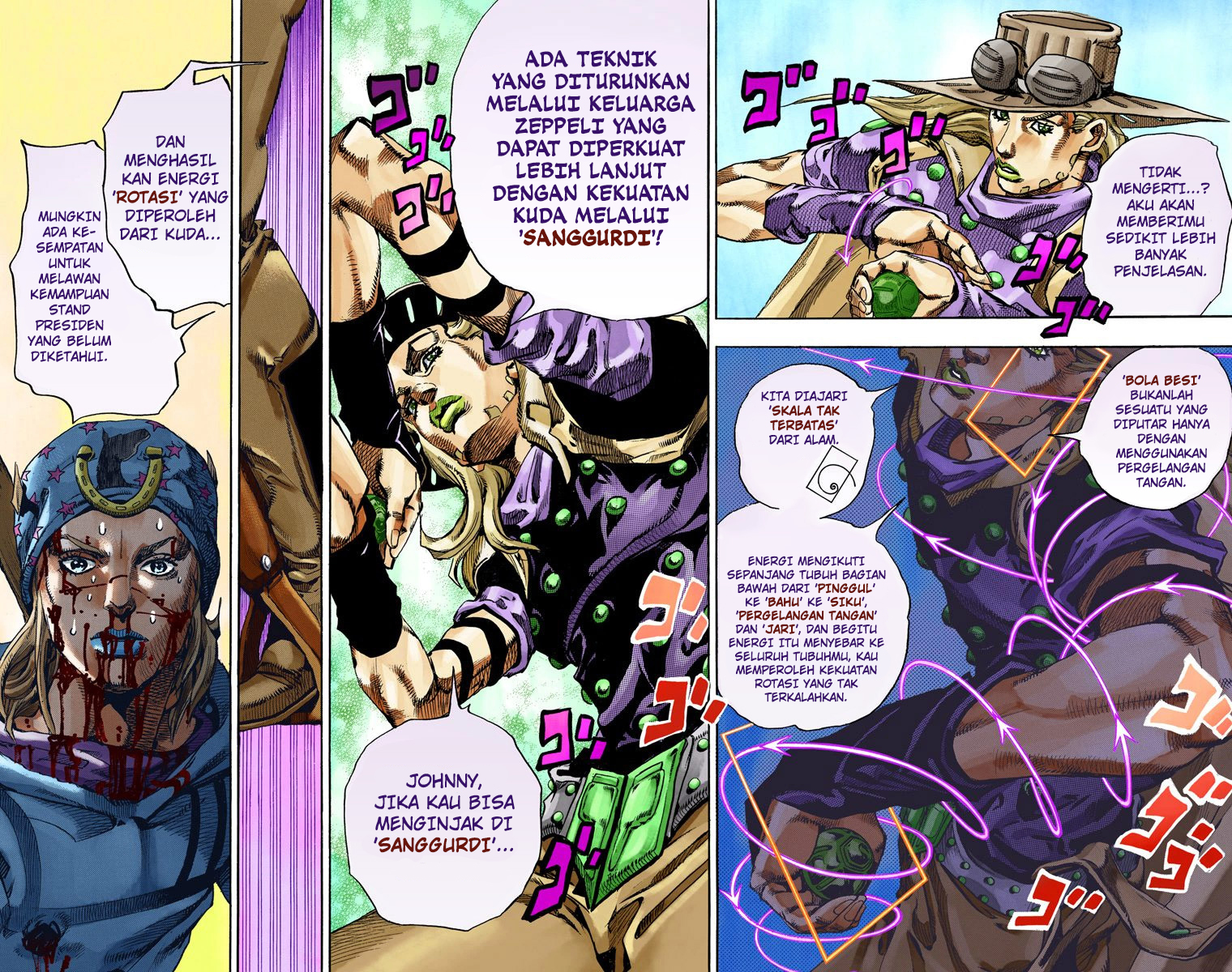 Read JoJo’s Bizarre Adventure Part 7 Steel Ball Run ID Manga Online