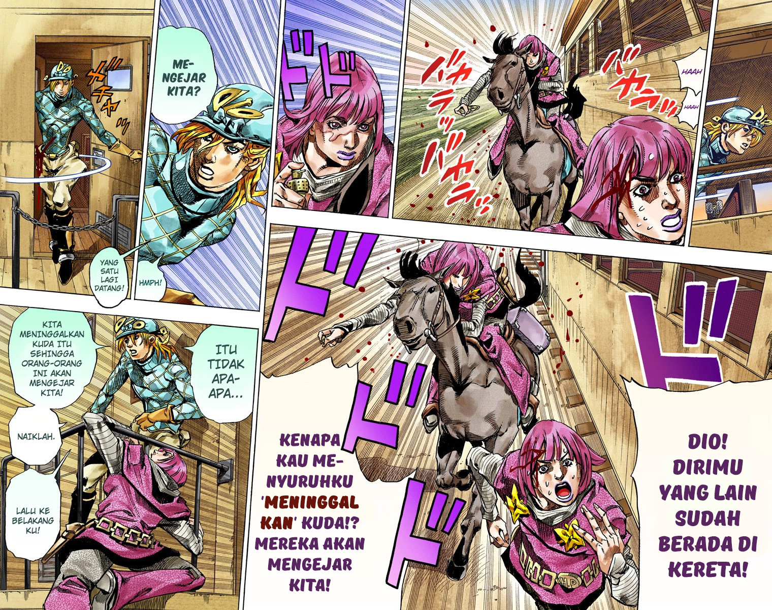 Read JoJo’s Bizarre Adventure Part 7 Steel Ball Run ID Manga Online