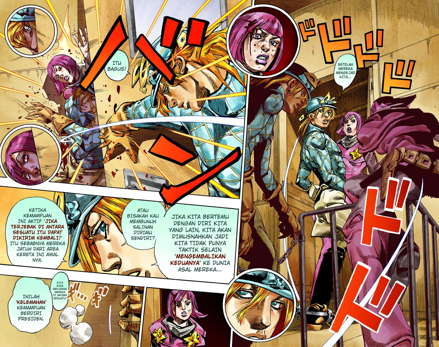 Read JoJo’s Bizarre Adventure Part 7 Steel Ball Run ID Manga Online