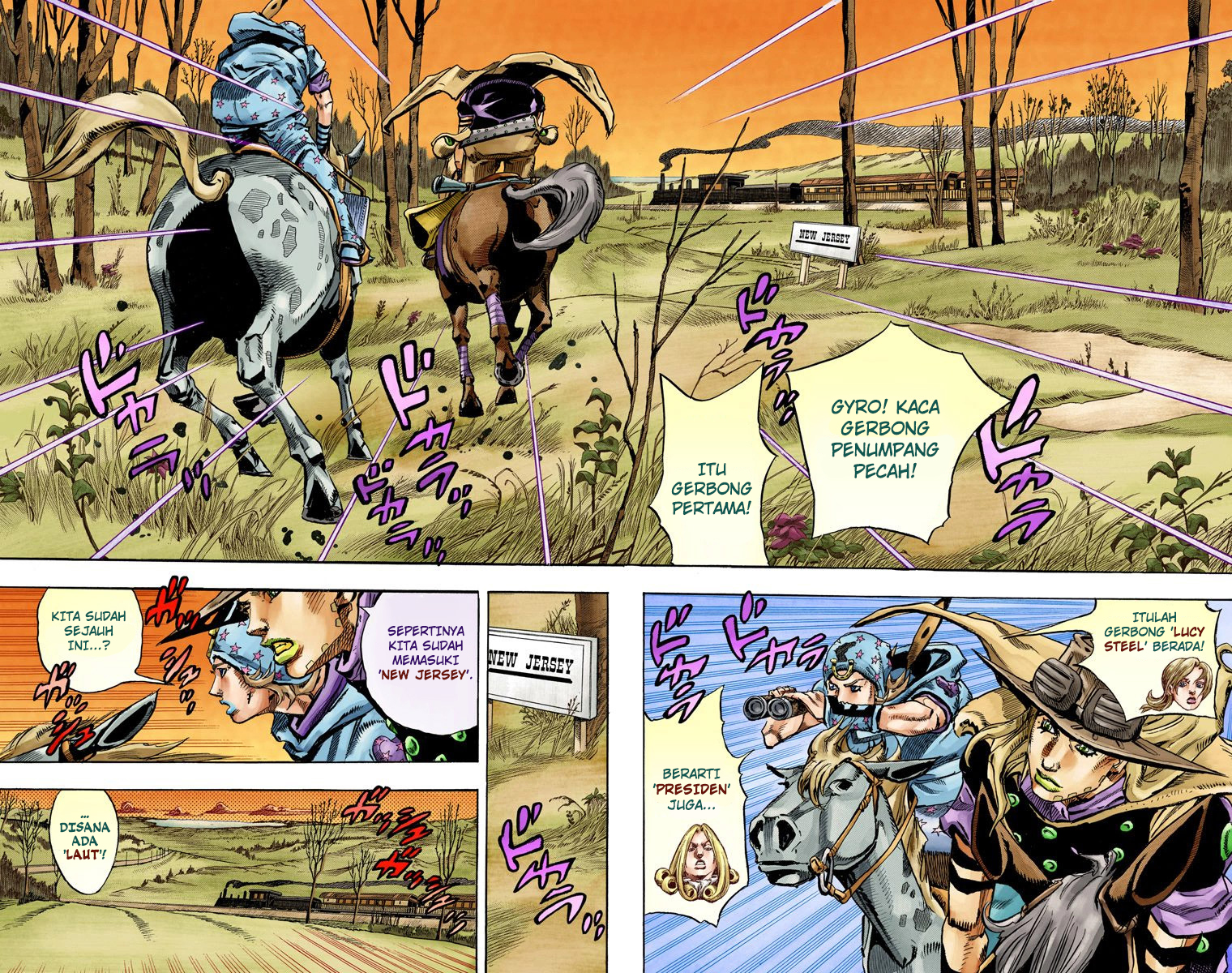 Read JoJo’s Bizarre Adventure Part 7 Steel Ball Run ID Manga Online