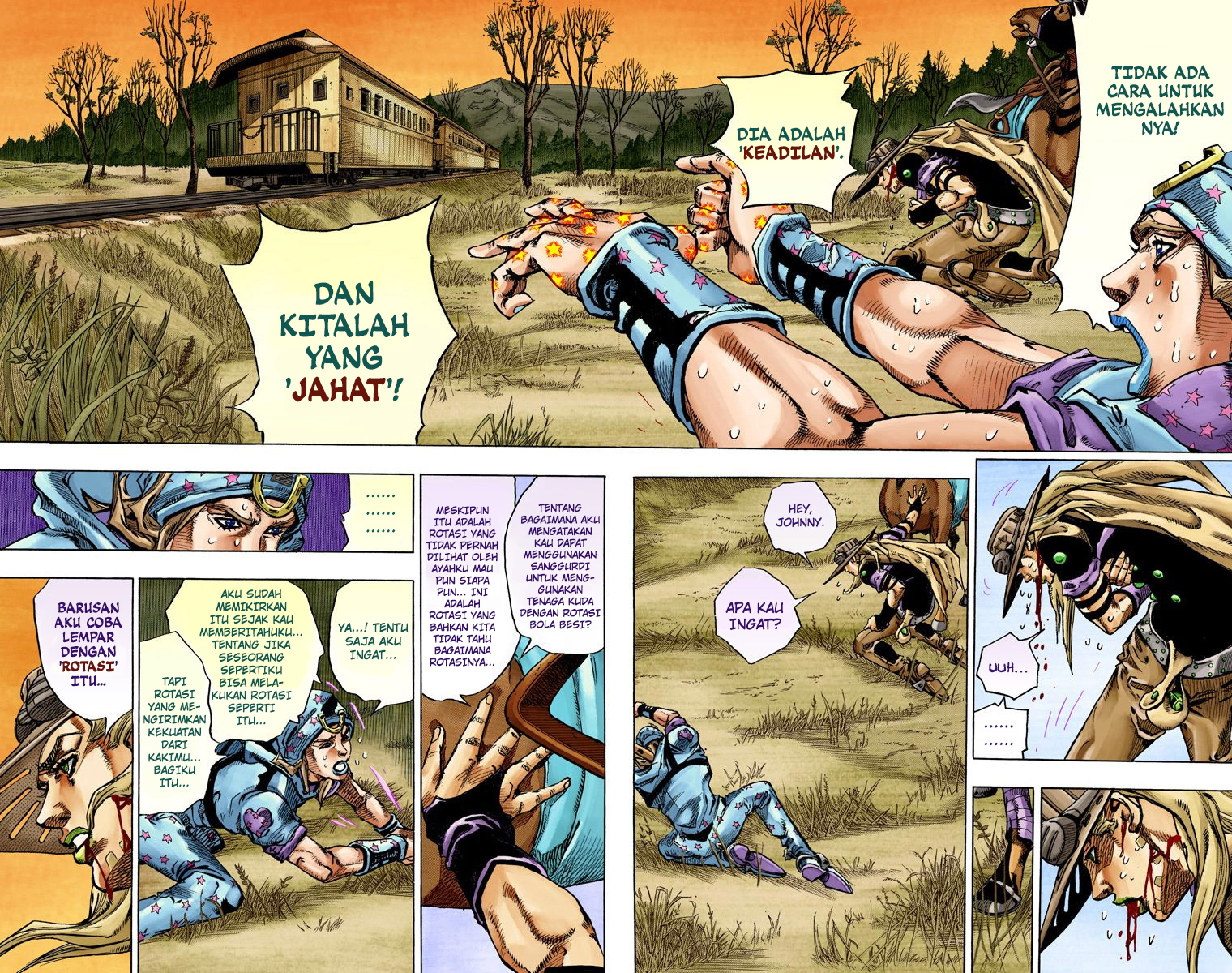 Read JoJo’s Bizarre Adventure Part 7 Steel Ball Run ID Manga Online
