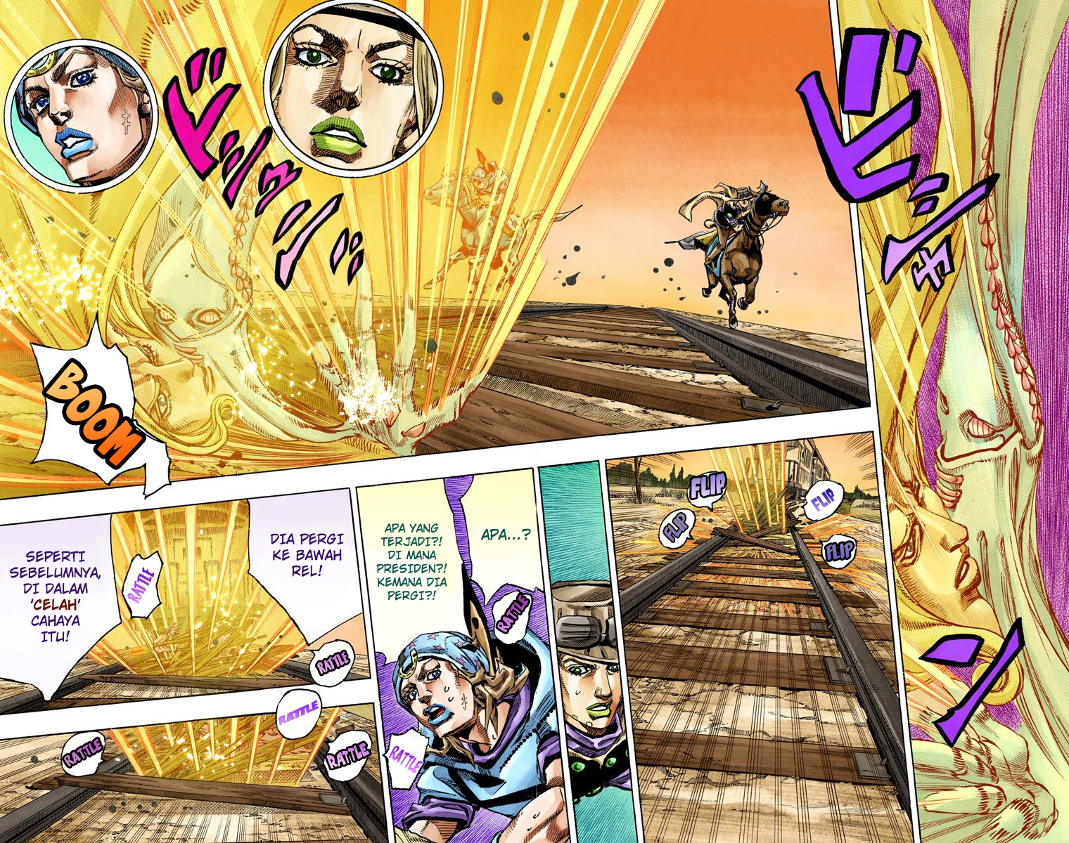 Read JoJo’s Bizarre Adventure Part 7 Steel Ball Run ID Manga Online