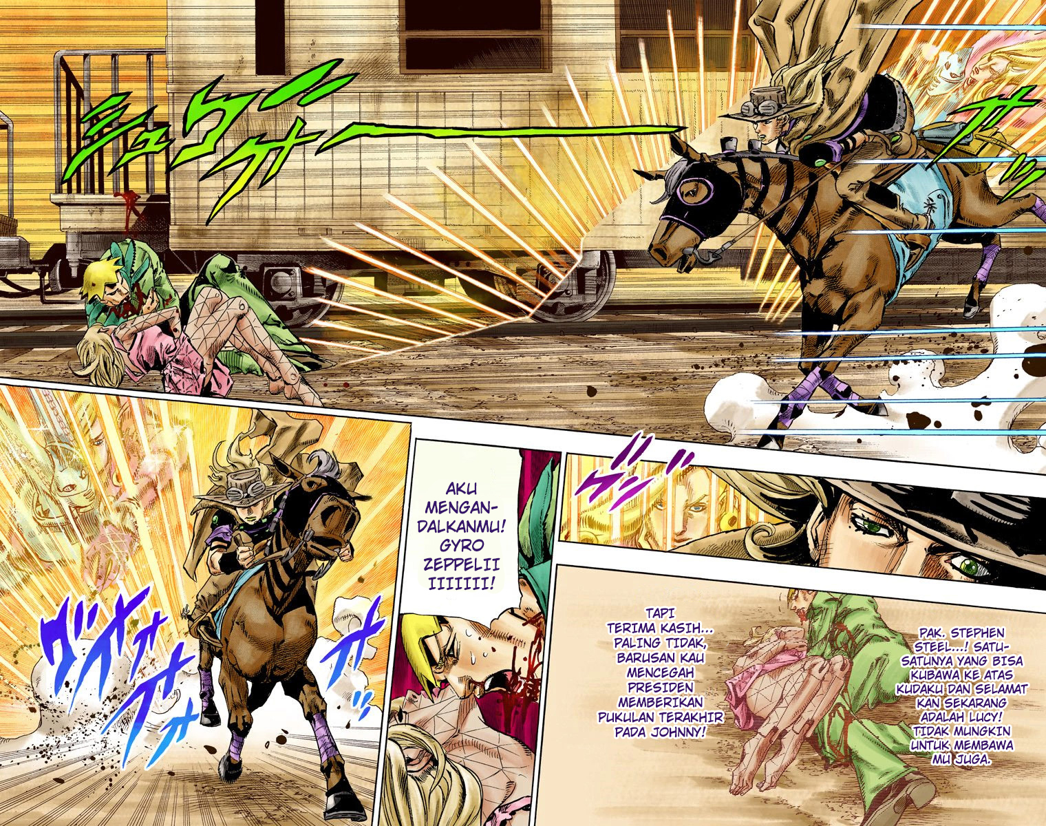 Read JoJo’s Bizarre Adventure Part 7 Steel Ball Run ID Manga Online