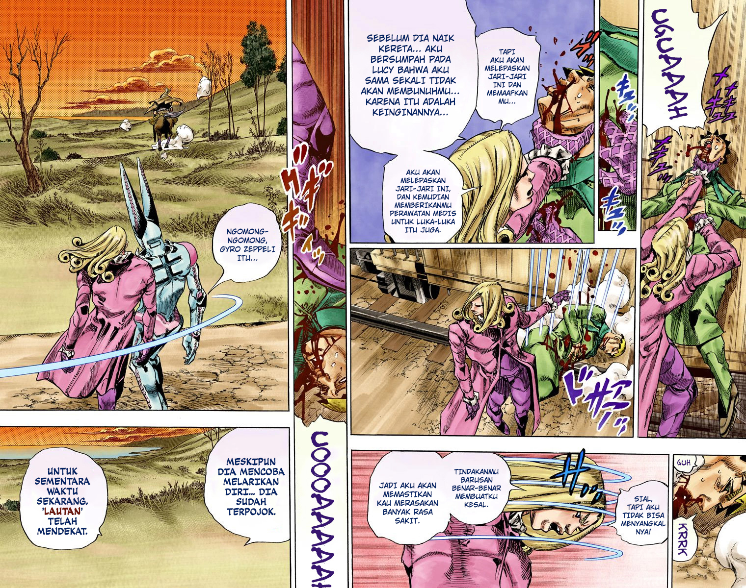 Read JoJo’s Bizarre Adventure Part 7 Steel Ball Run ID Manga Online