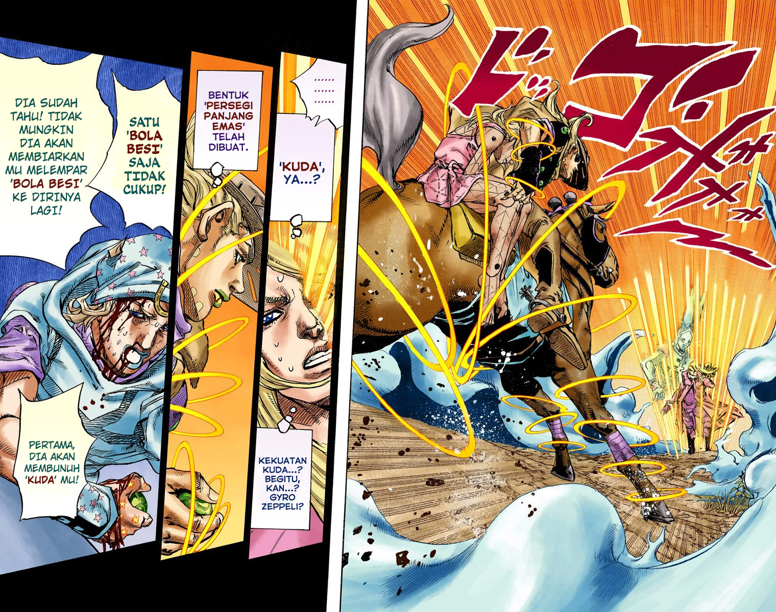 Read JoJo’s Bizarre Adventure Part 7 Steel Ball Run ID Manga Online