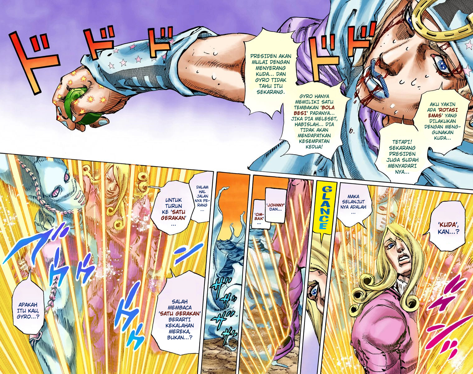 Read JoJo’s Bizarre Adventure Part 7 Steel Ball Run ID Manga Online