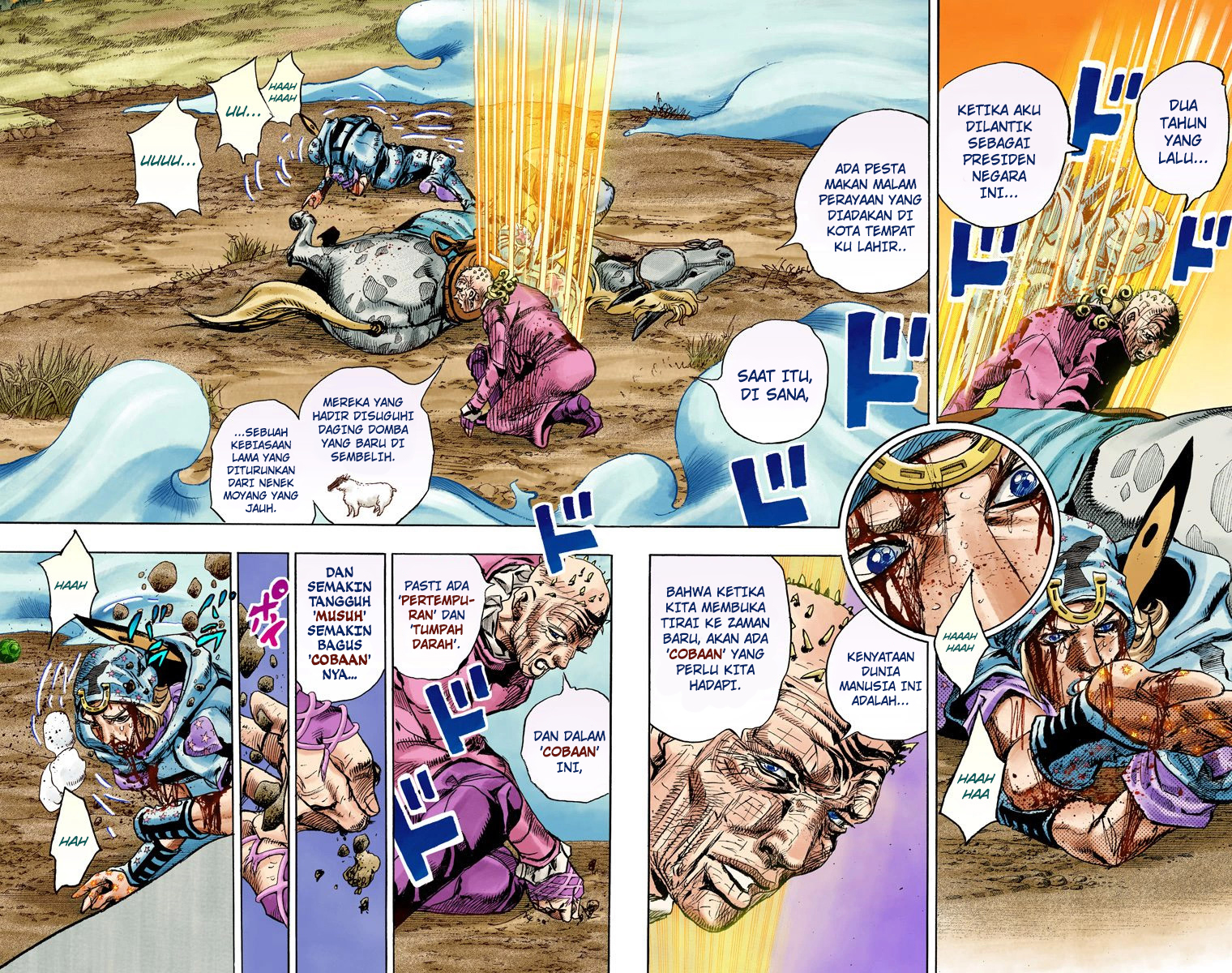 Read JoJo’s Bizarre Adventure Part 7 Steel Ball Run ID Manga Online