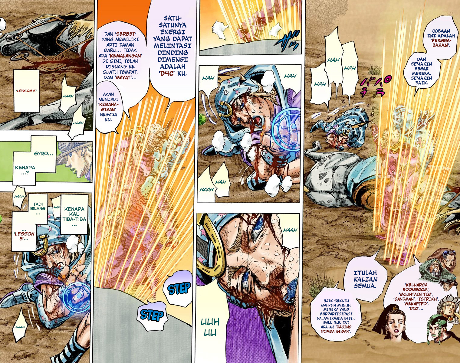 Read JoJo’s Bizarre Adventure Part 7 Steel Ball Run ID Manga Online