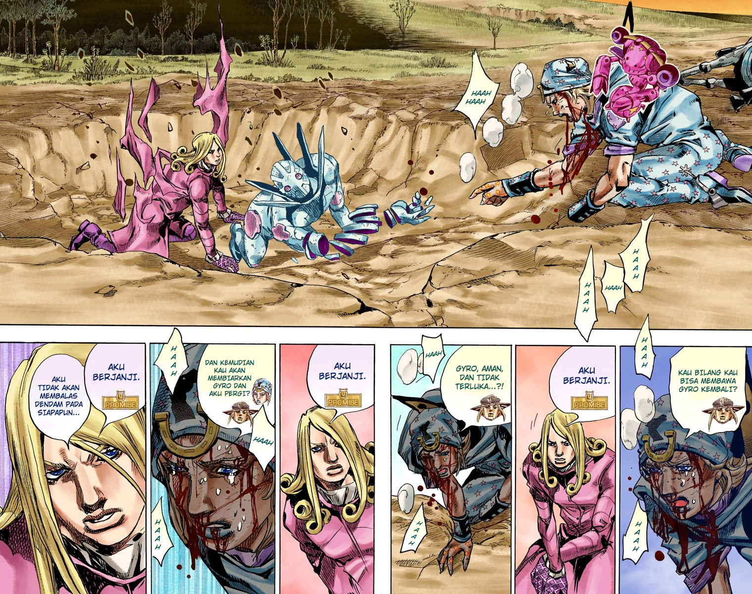 Read JoJo’s Bizarre Adventure Part 7 Steel Ball Run ID Manga Online
