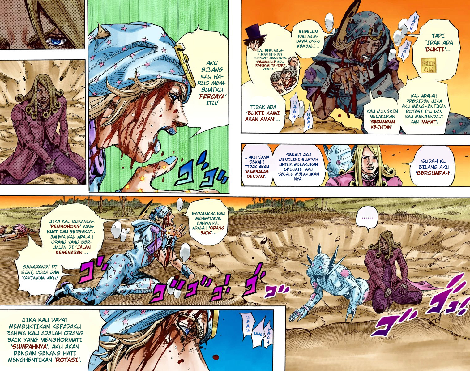 Read JoJo’s Bizarre Adventure Part 7 Steel Ball Run ID Manga Online