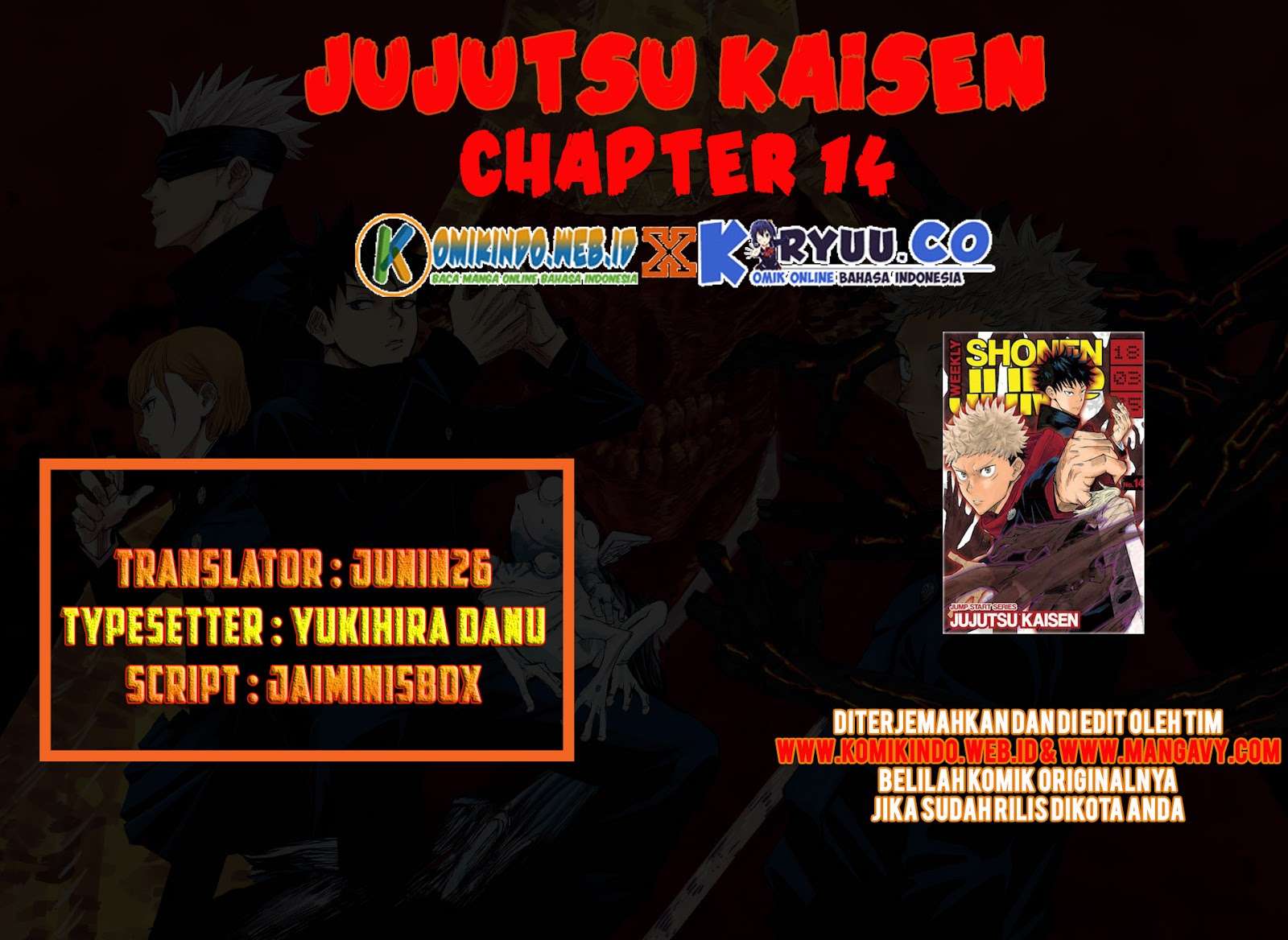Read Jujutsu Kaisen ID Manga Online