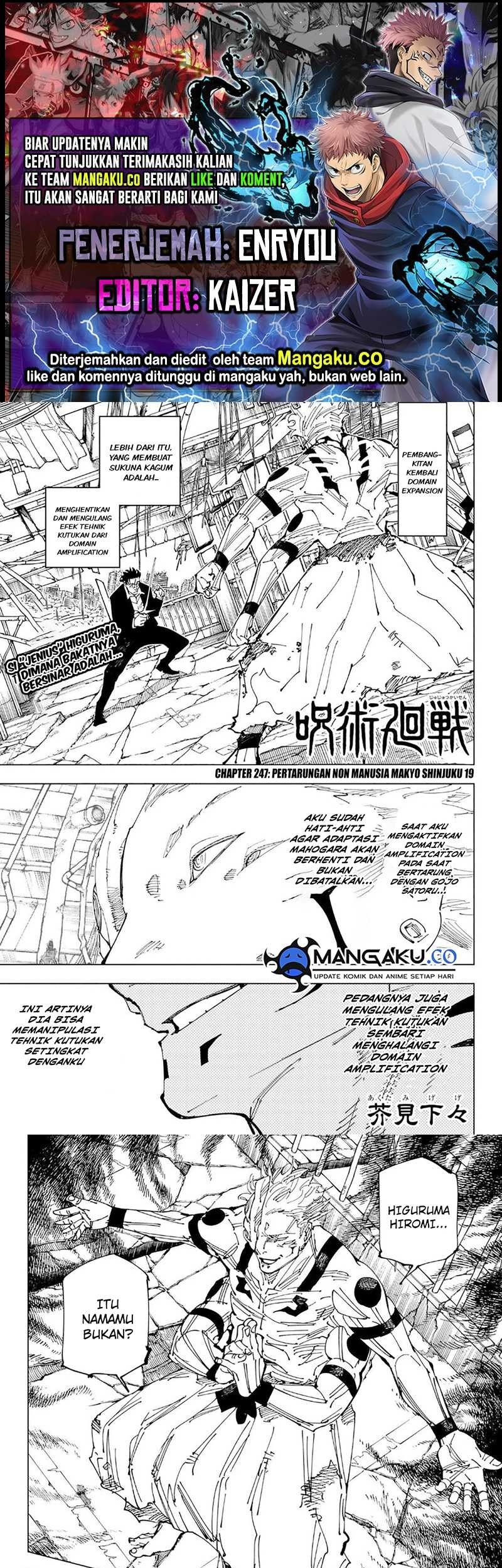 Read Jujutsu Kaisen ID Manga Online