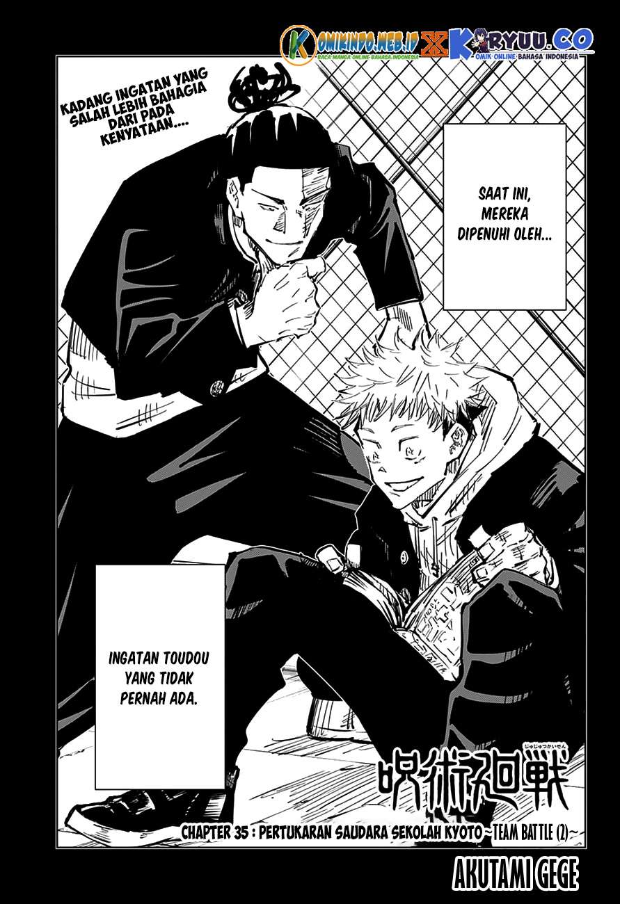 Read Jujutsu Kaisen ID Manga Online