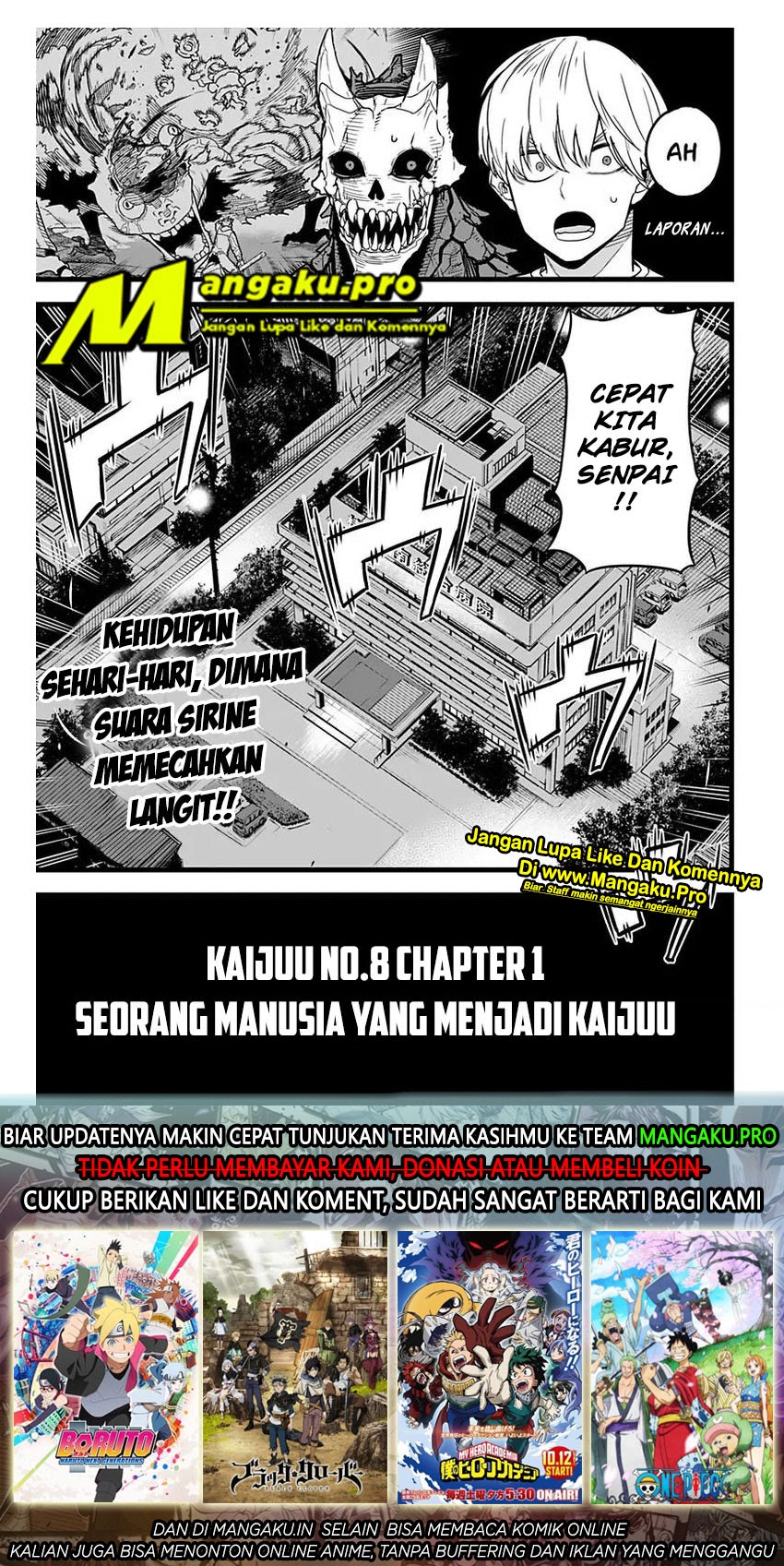 Read Kaiju No.8 ID Manga Online