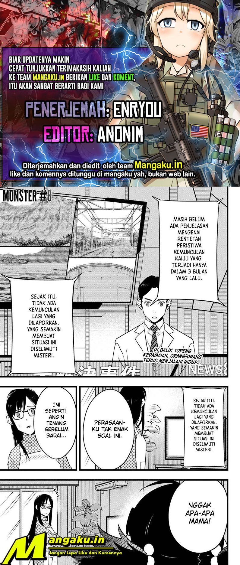 Read Kaiju No.8 ID Manga Online