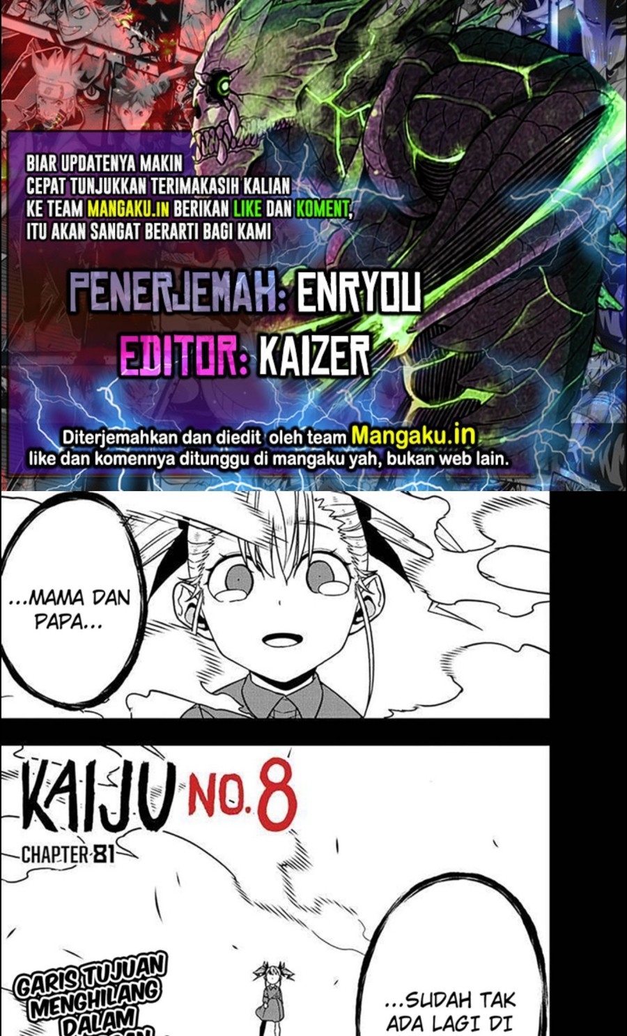Read Kaiju No.8 ID Manga Online
