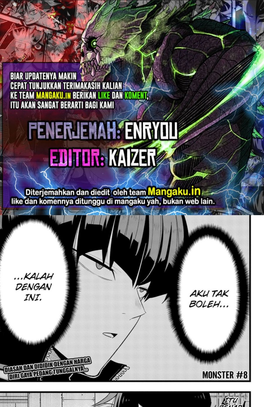 Read Kaiju No.8 ID Manga Online