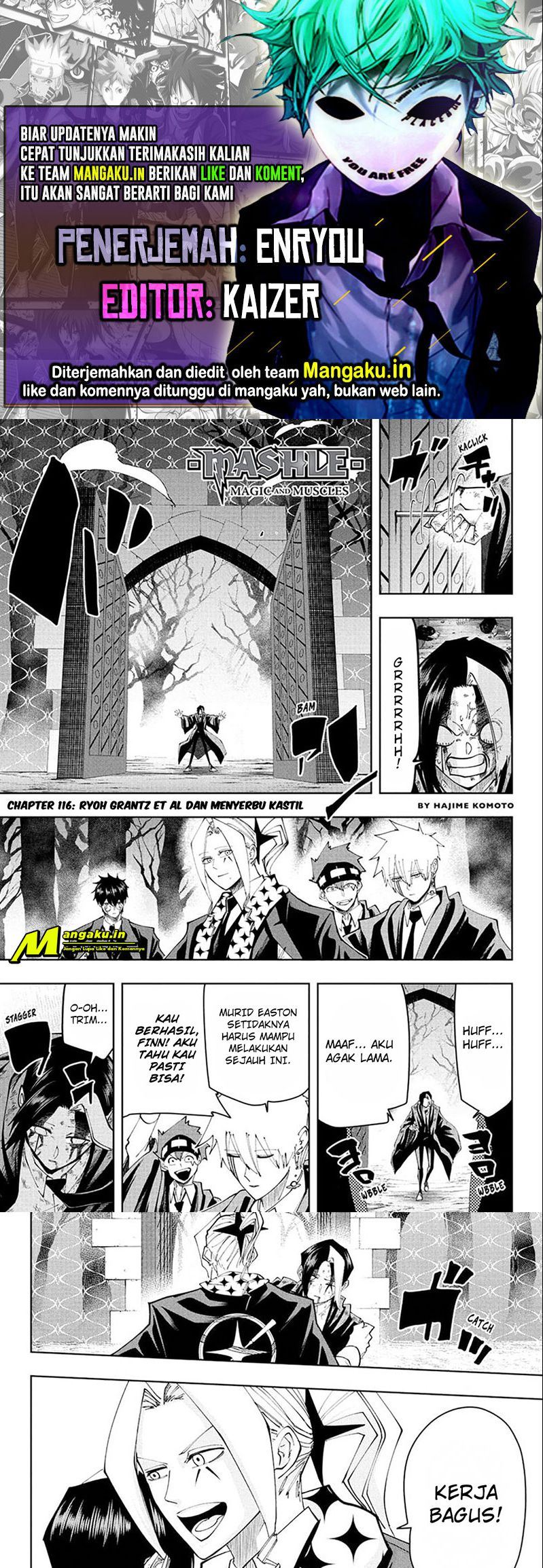 Read Mashle  Magic and Muscles ID Manga Online