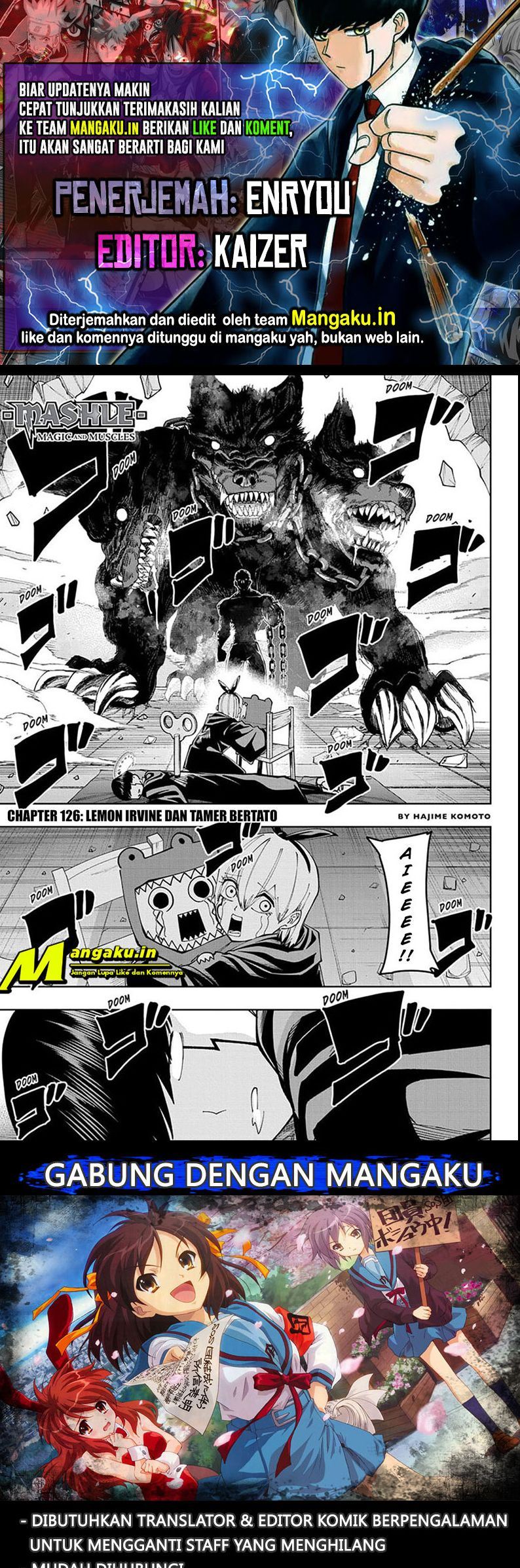 Read Mashle  Magic and Muscles ID Manga Online