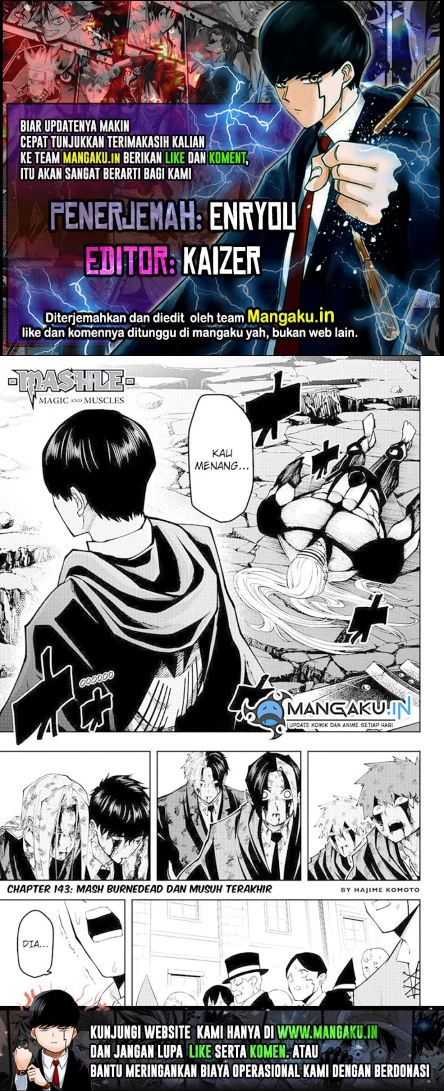 Read Mashle  Magic and Muscles ID Manga Online