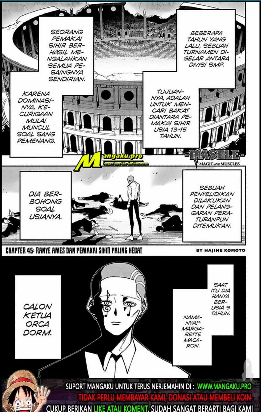 Read Mashle  Magic and Muscles ID Manga Online