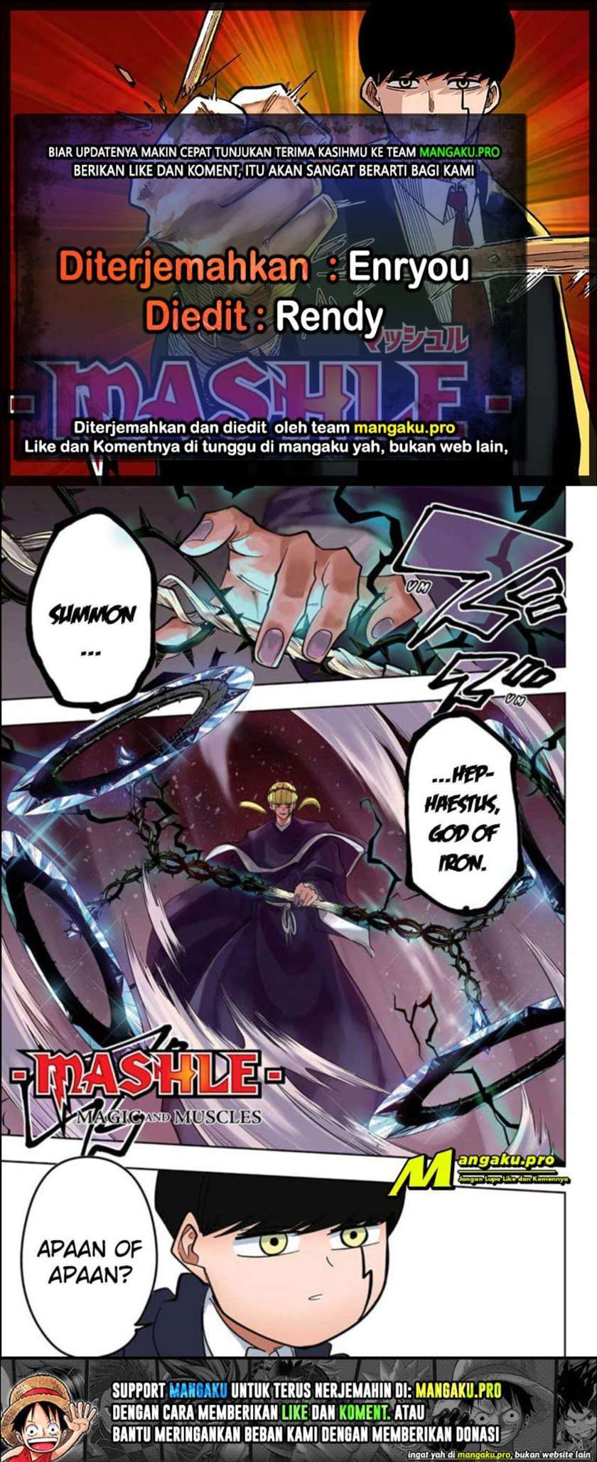 Read Mashle  Magic and Muscles ID Manga Online