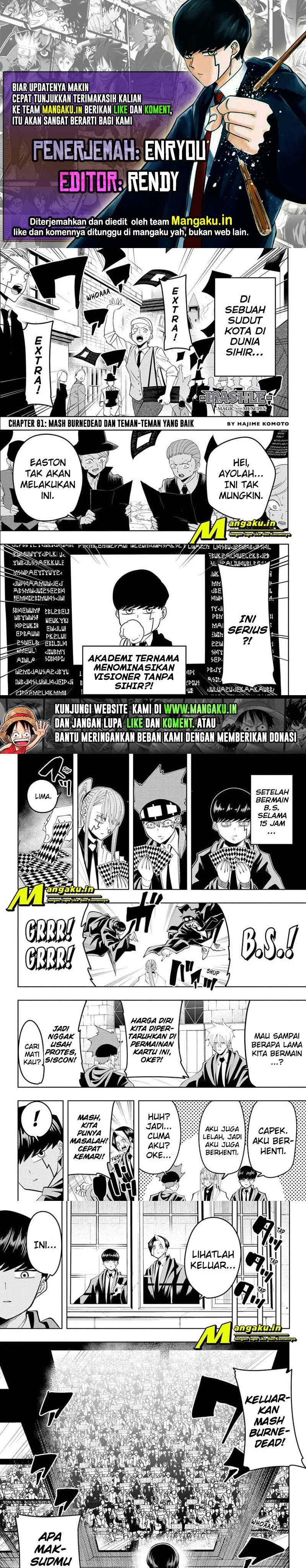 Read Mashle  Magic and Muscles ID Manga Online