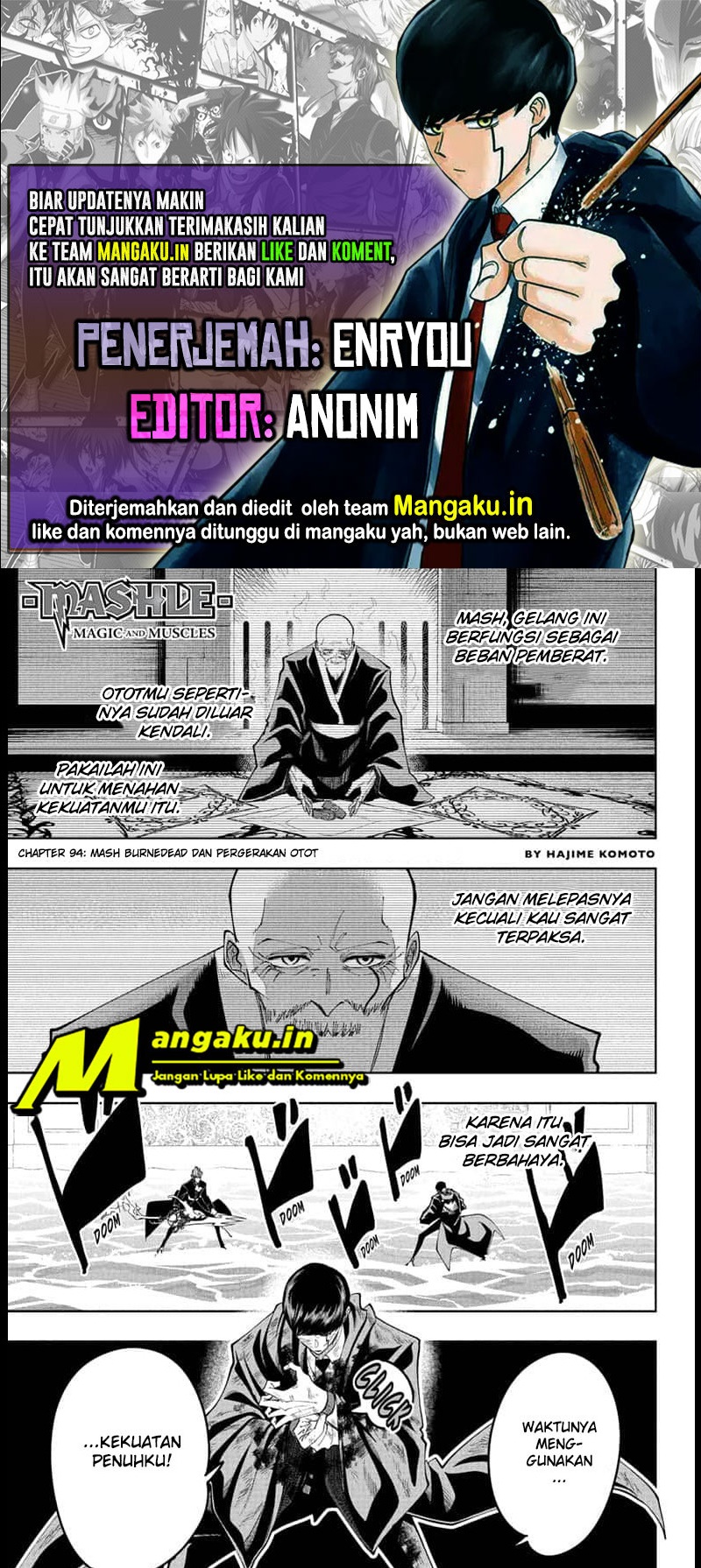 Read Mashle  Magic and Muscles ID Manga Online
