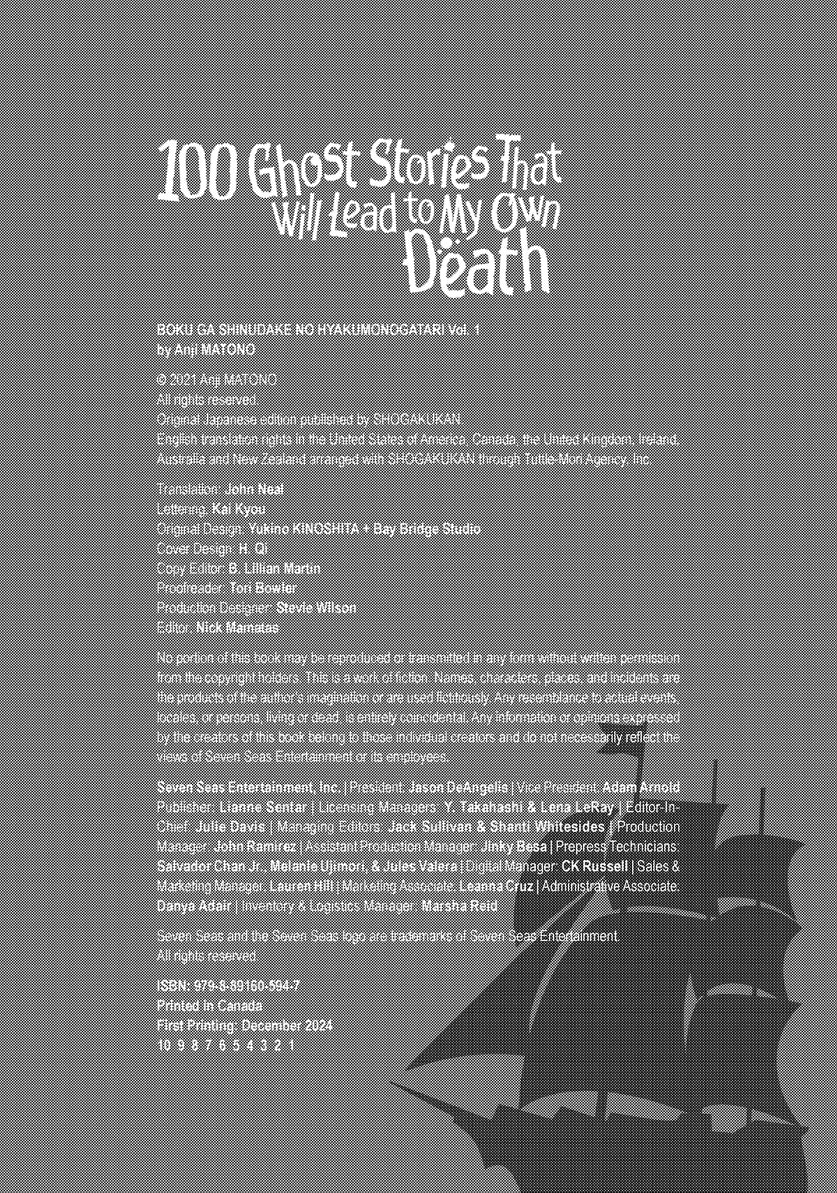 Read 100 Ghost Stories That Will Lead to My Own Death Manga Online
