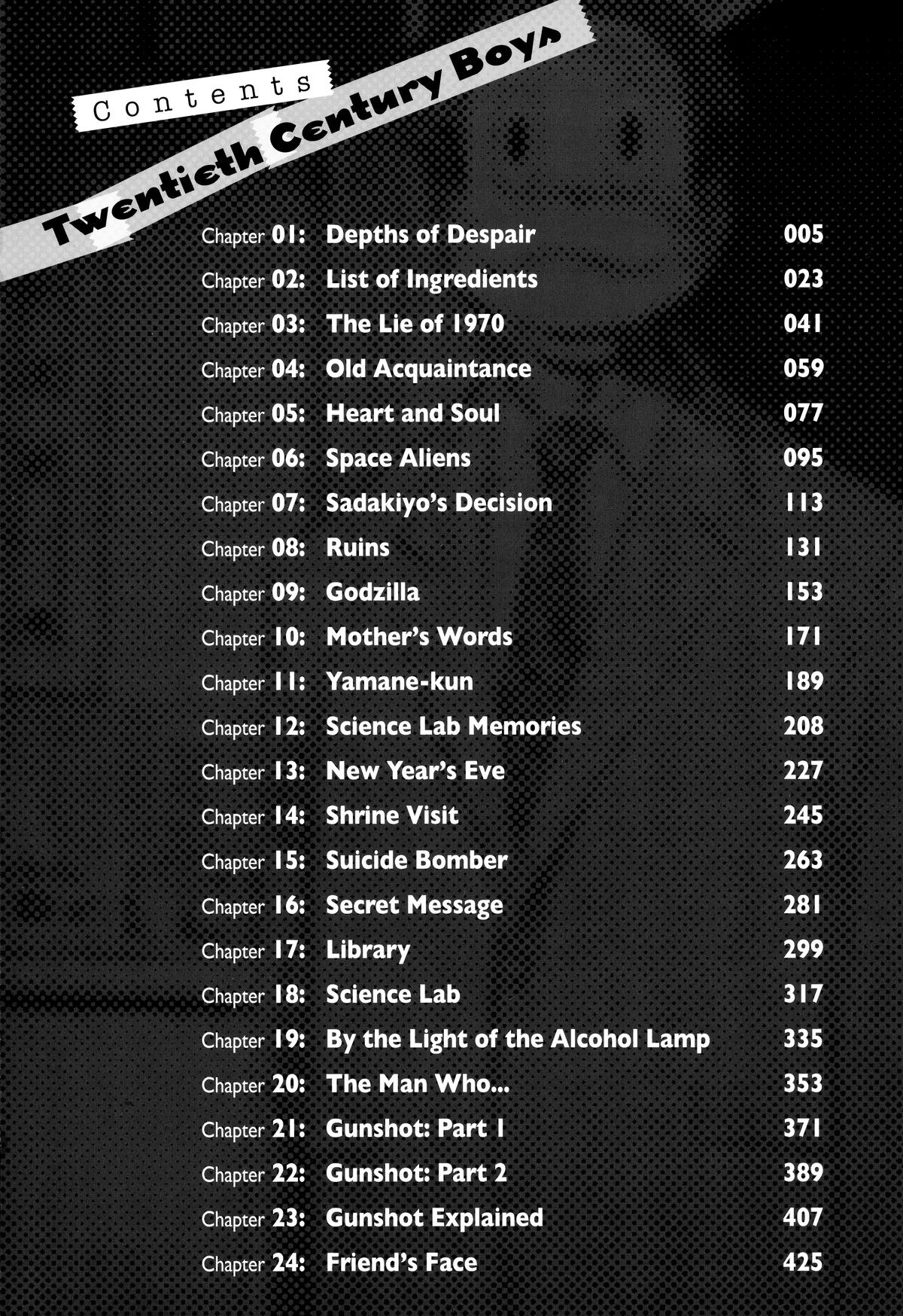 Read 20th Century Boys Manga Online