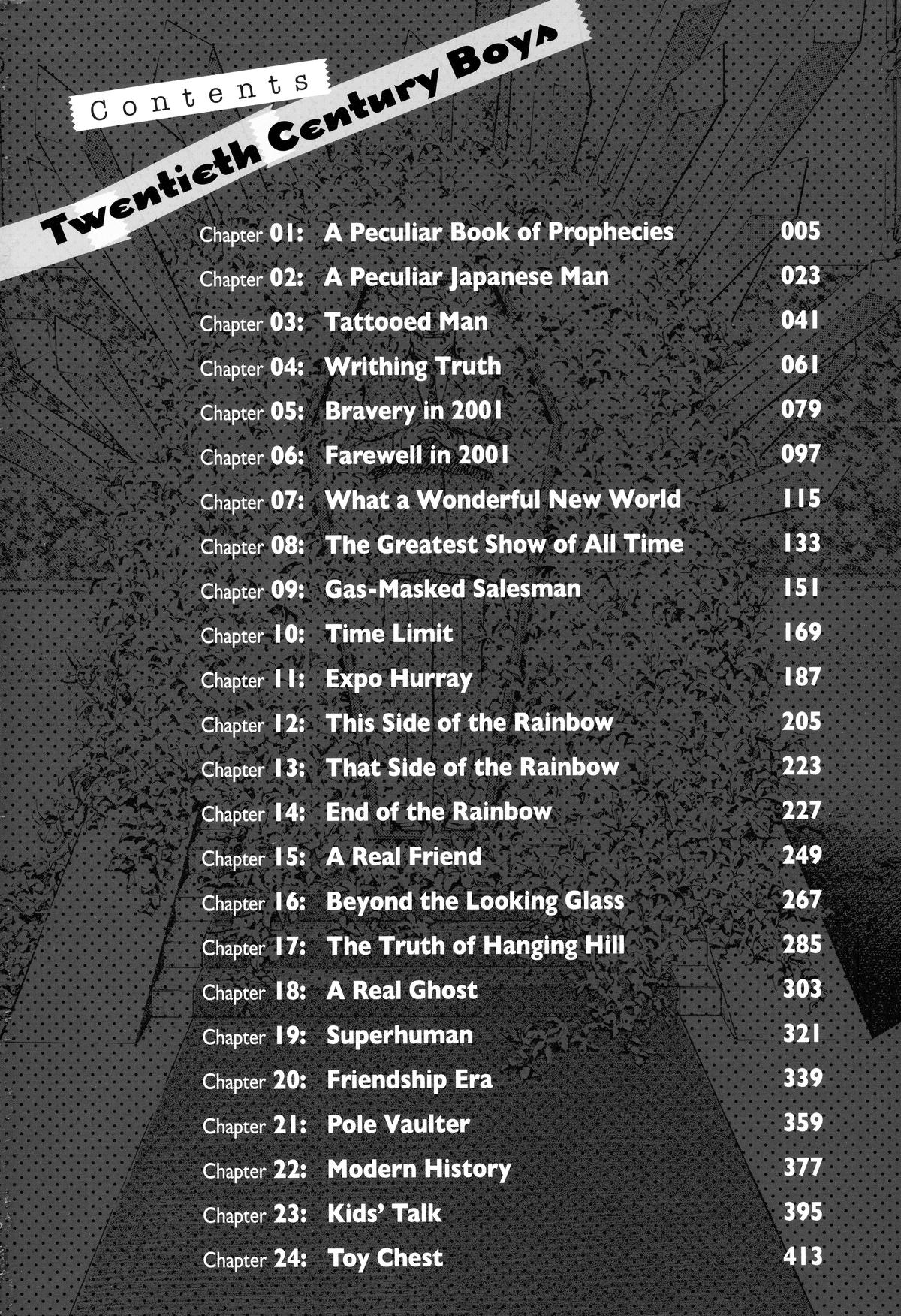 Read 20th Century Boys Manga Online