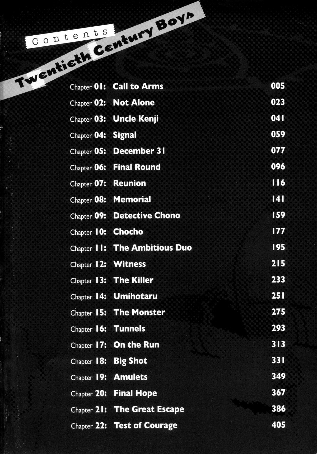 Read 20th Century Boys Manga Online