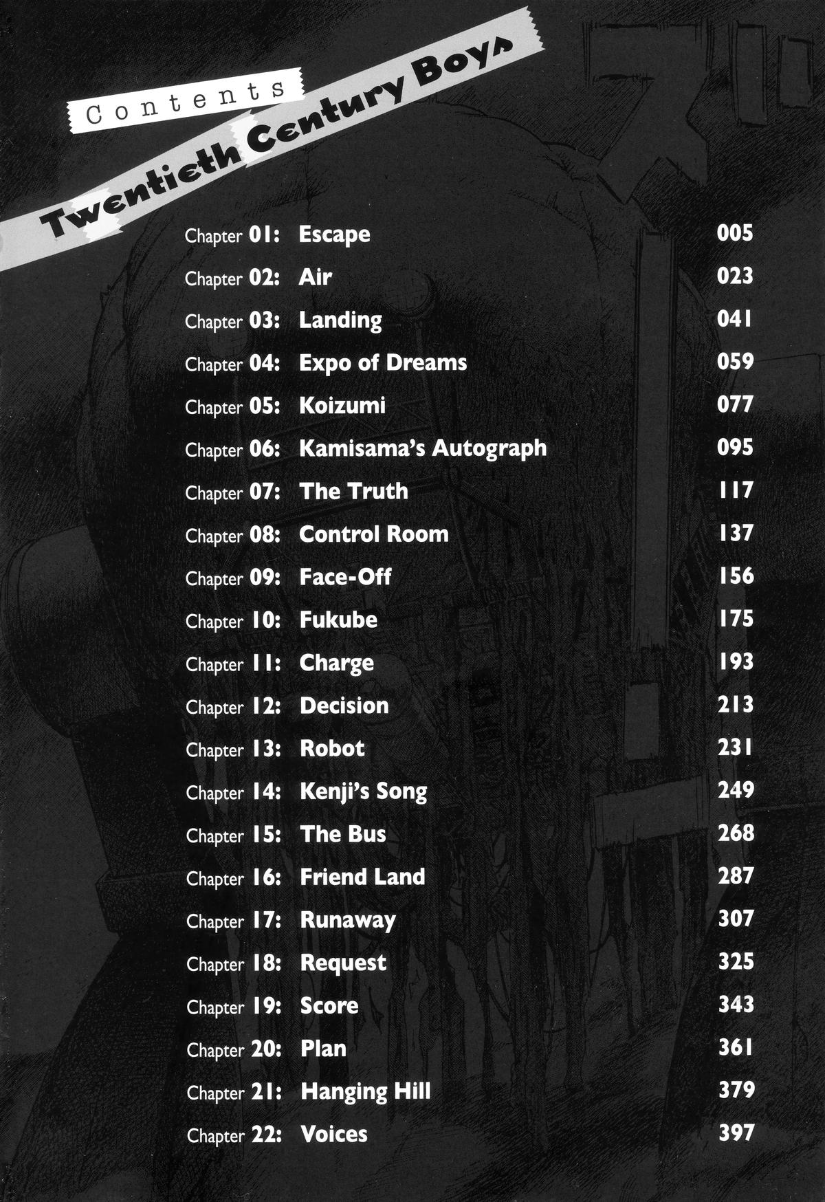 Read 20th Century Boys Manga Online