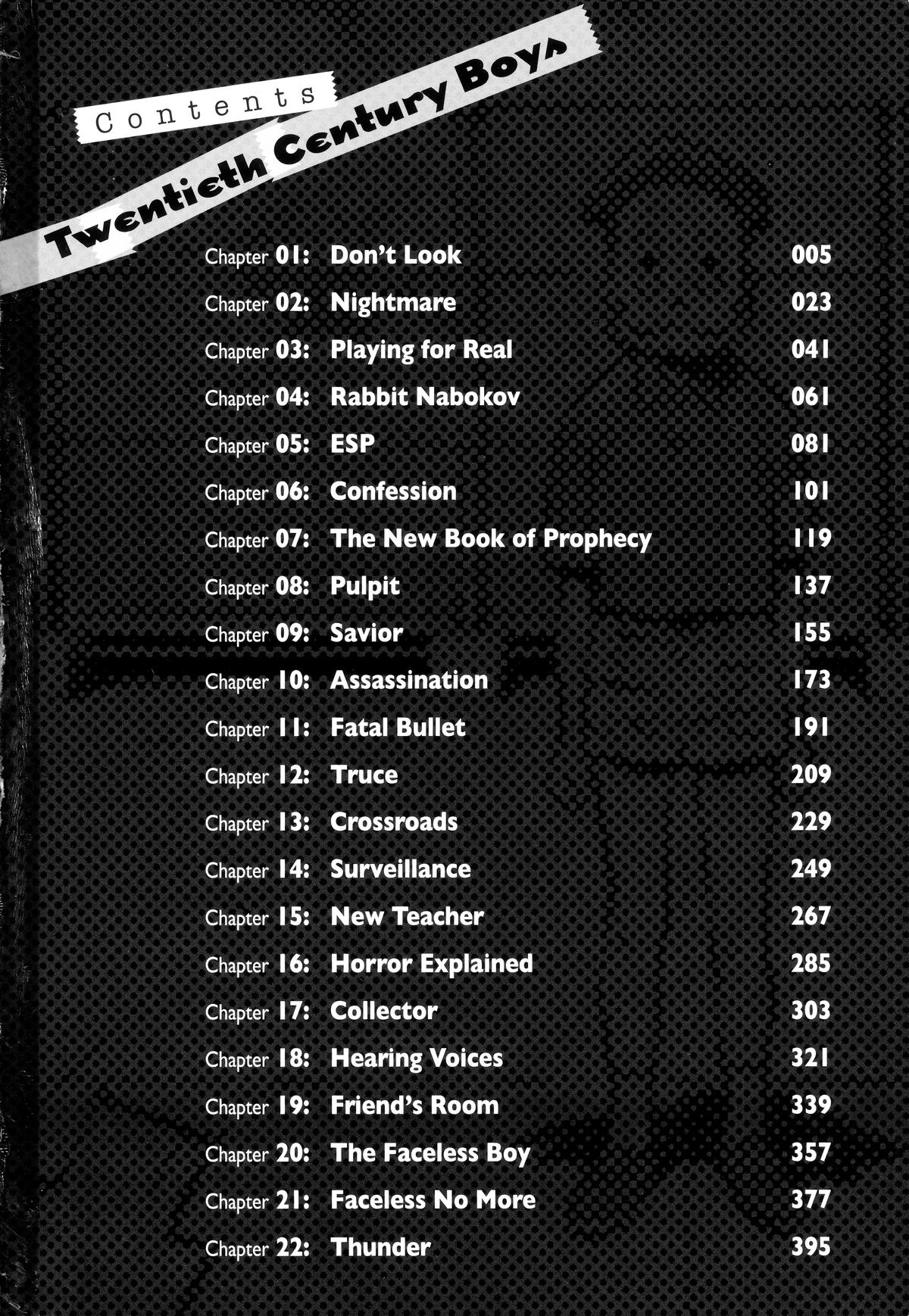 Read 20th Century Boys Manga Online