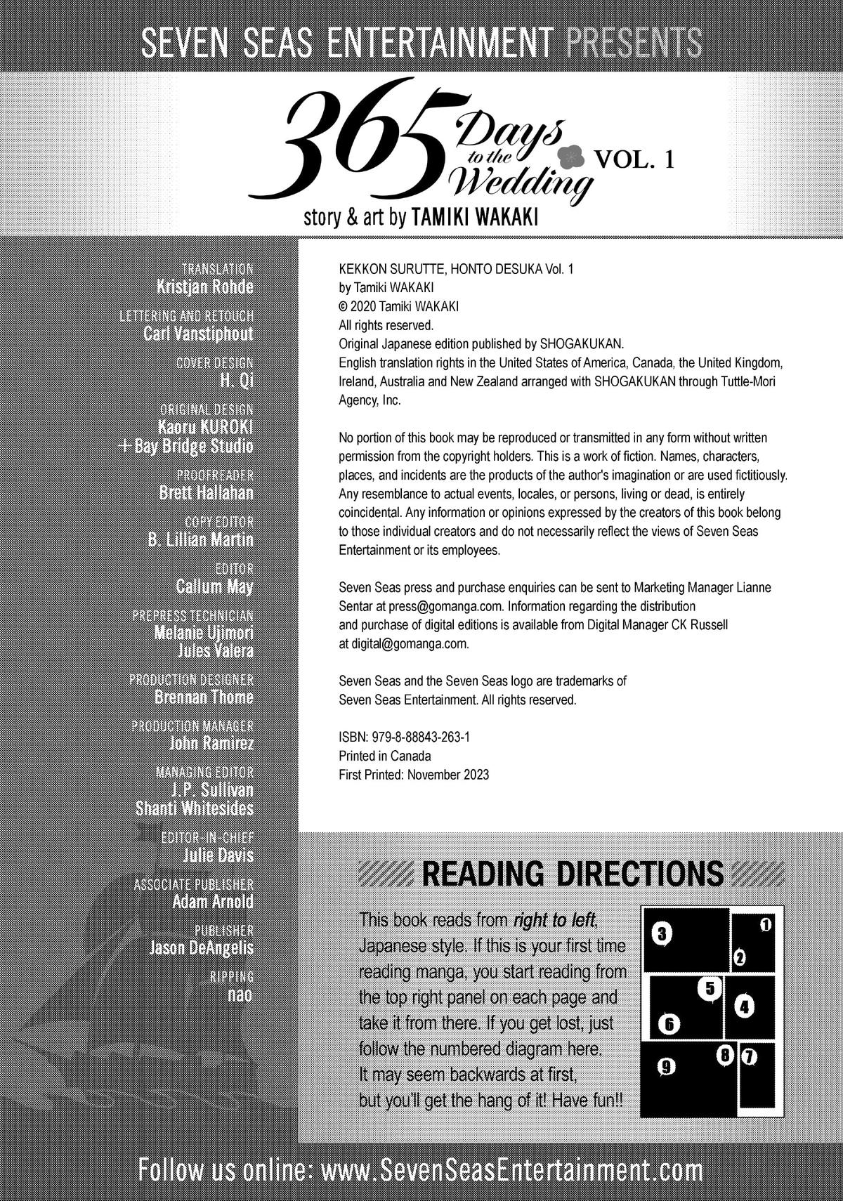 Read 365 Days to the Wedding Manga Online