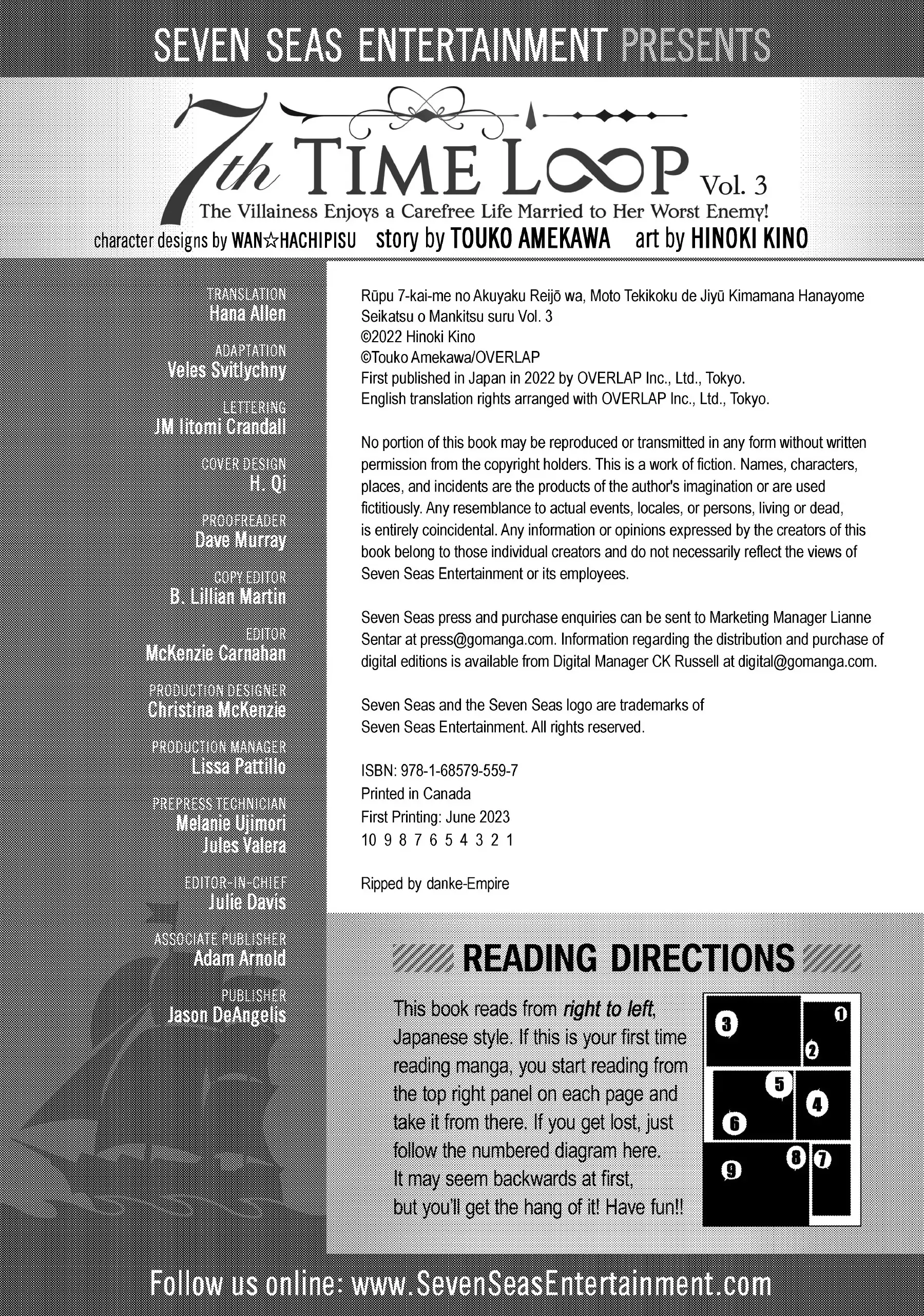 Read 7th Time Loop - The Villainess Enjoys a Carefree Life Married to Her Worst Enemy Manga Online