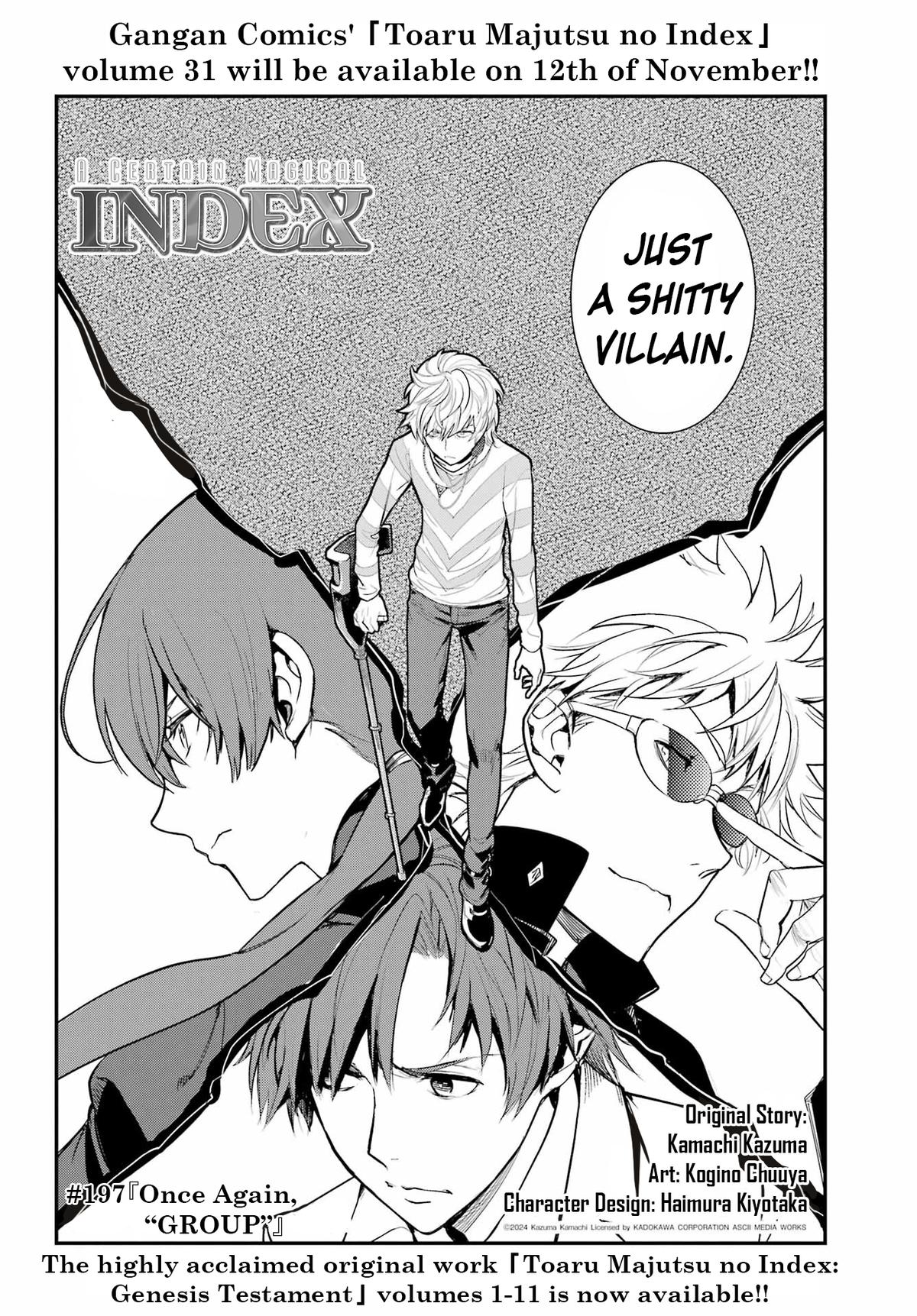 Read A Certain Magical Index Manga Online