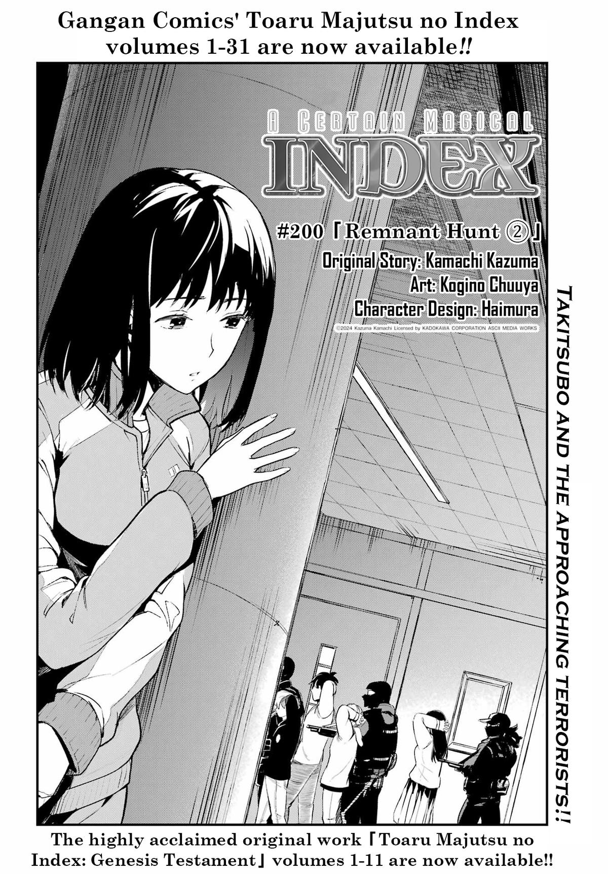 Read A Certain Magical Index Manga Online