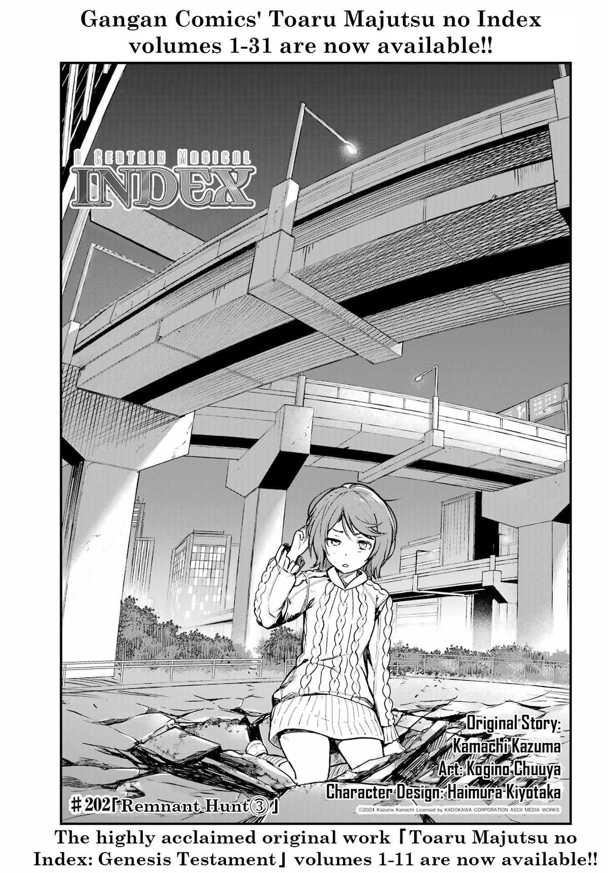 Read A Certain Magical Index Manga Online