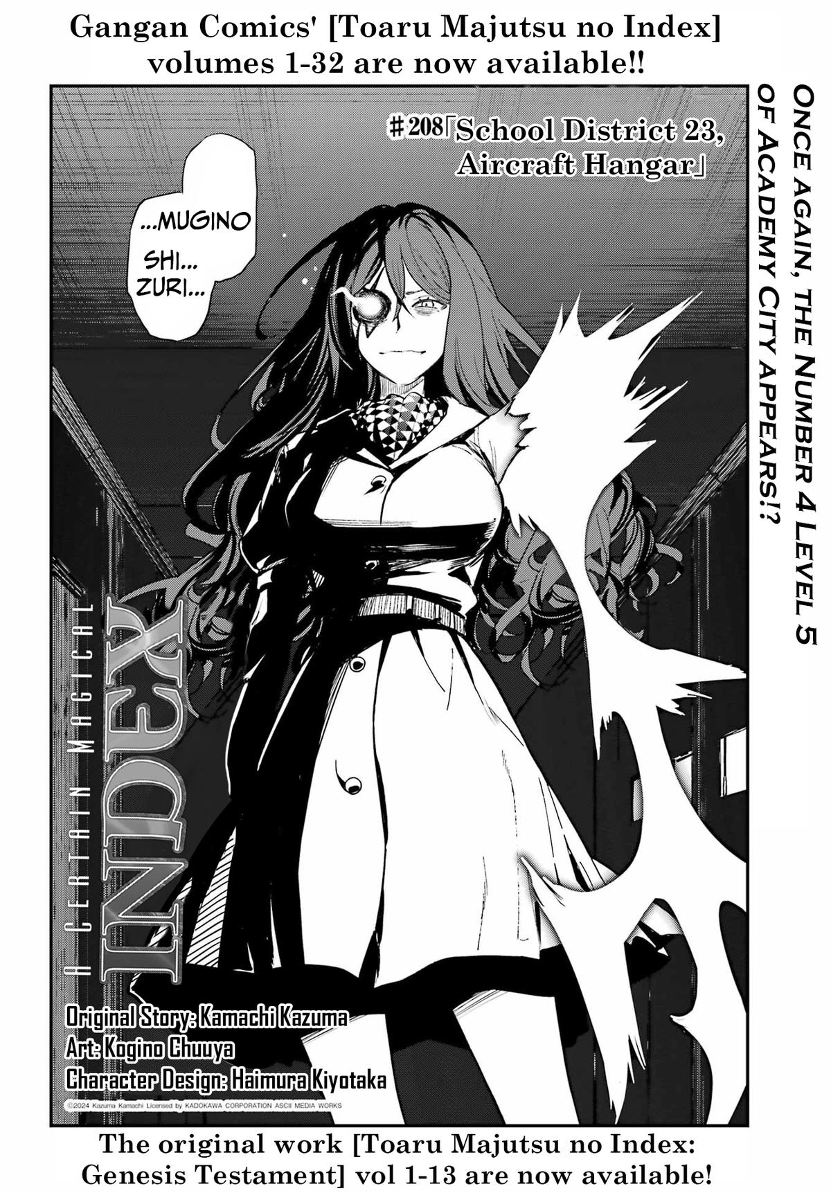 Read A Certain Magical Index Manga Online