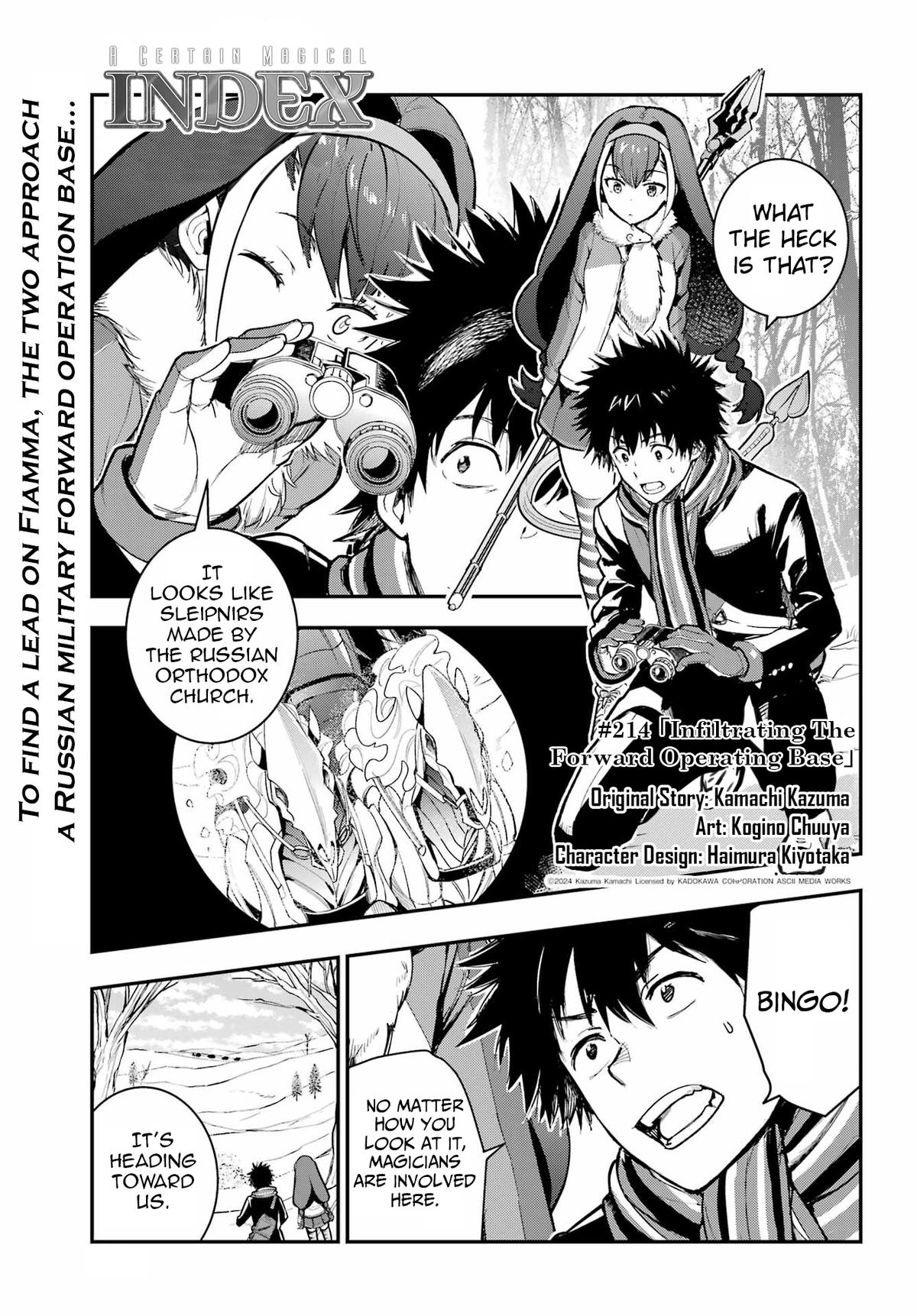 Read A Certain Magical Index Manga Online