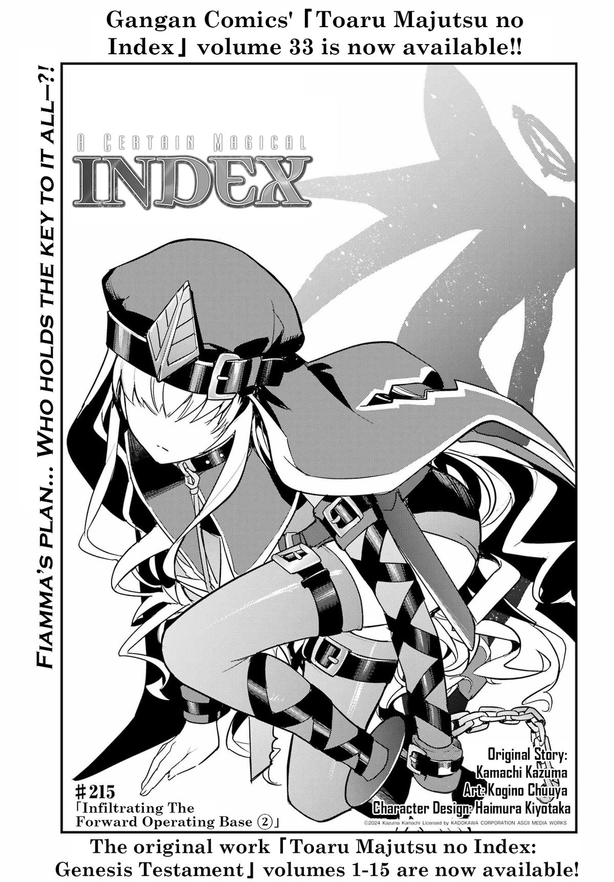 Read A Certain Magical Index Manga Online