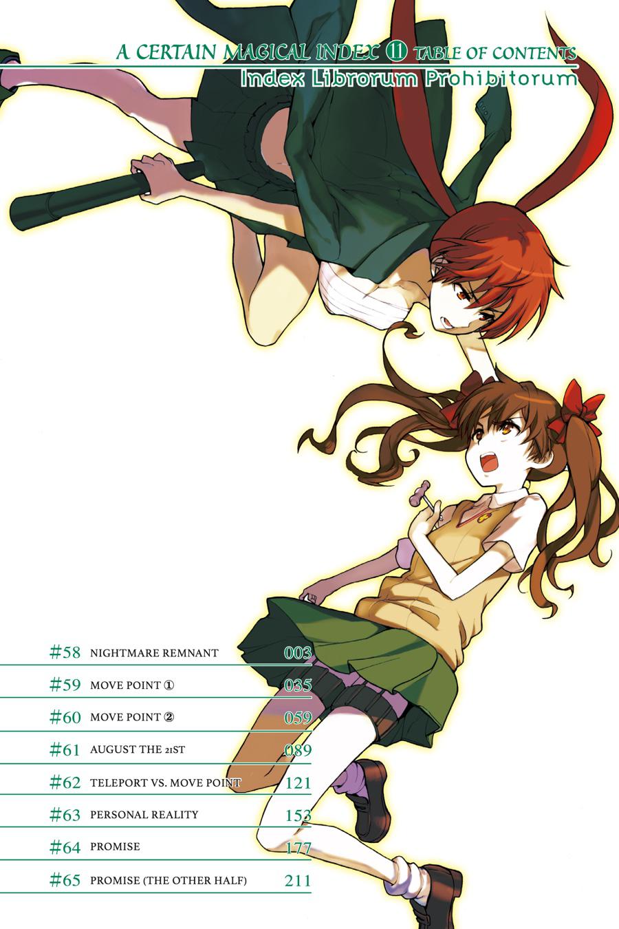 Read A Certain Magical Index Manga Online