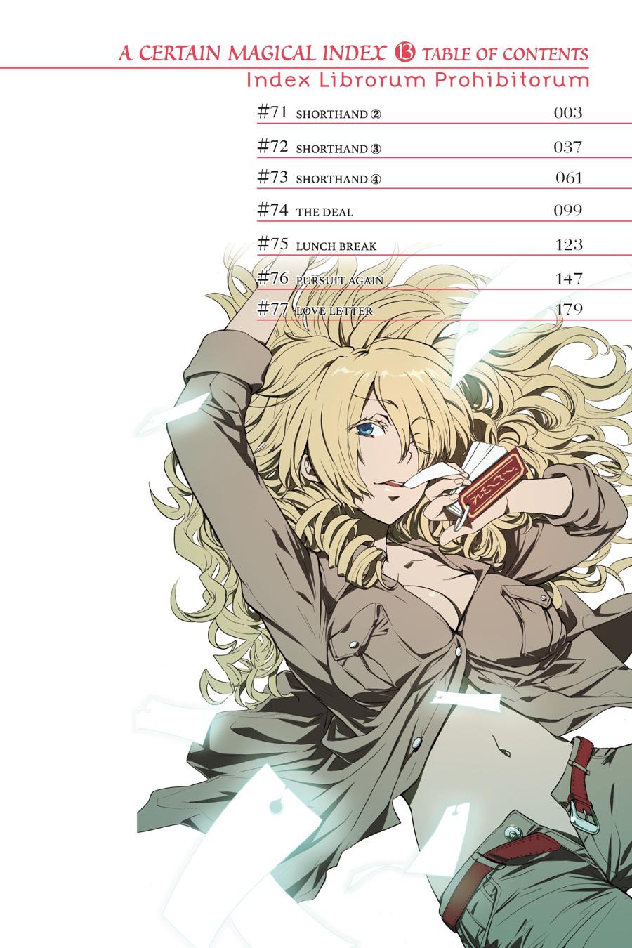 Read A Certain Magical Index Manga Online