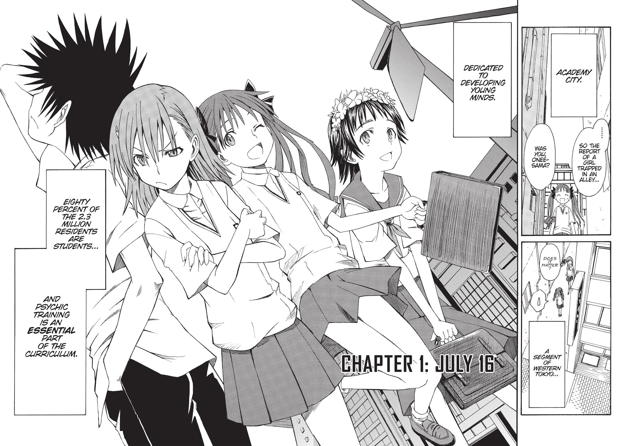Read A Certain Scientific Railgun Manga Online