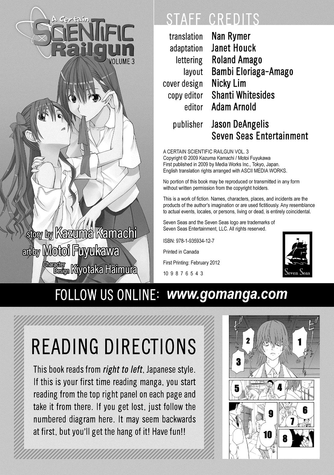 Read A Certain Scientific Railgun Manga Online