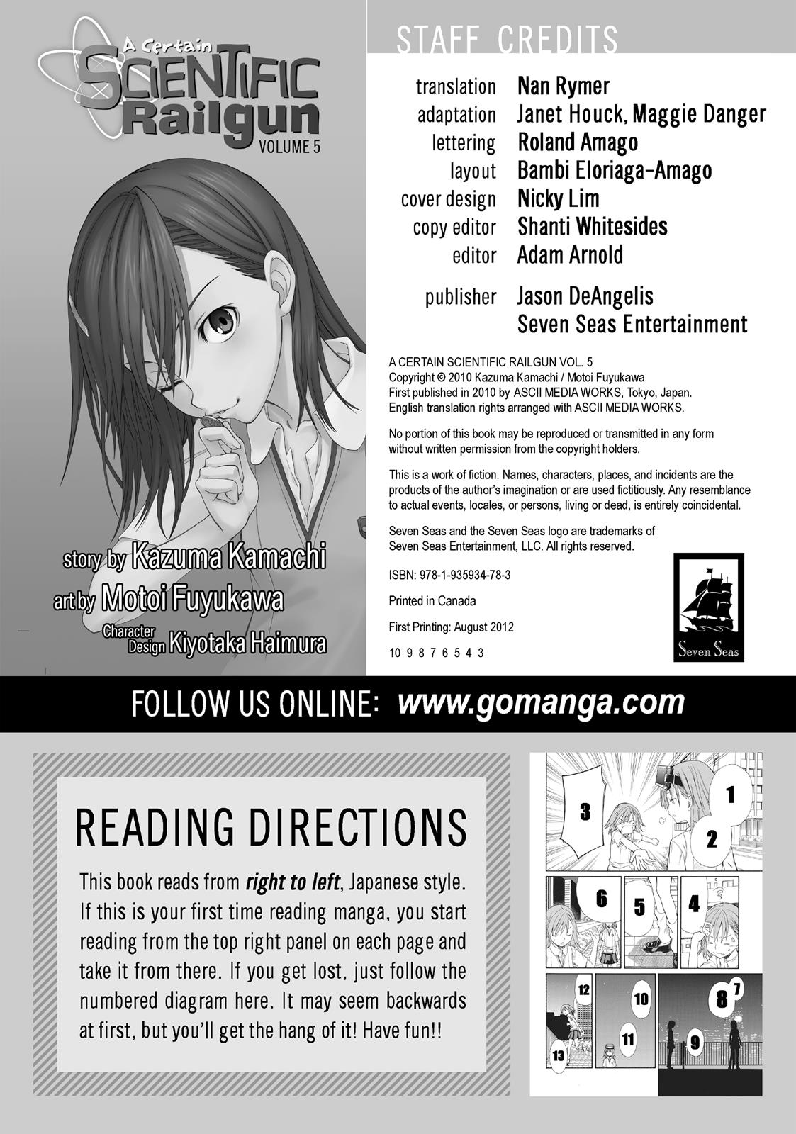 Read A Certain Scientific Railgun Manga Online
