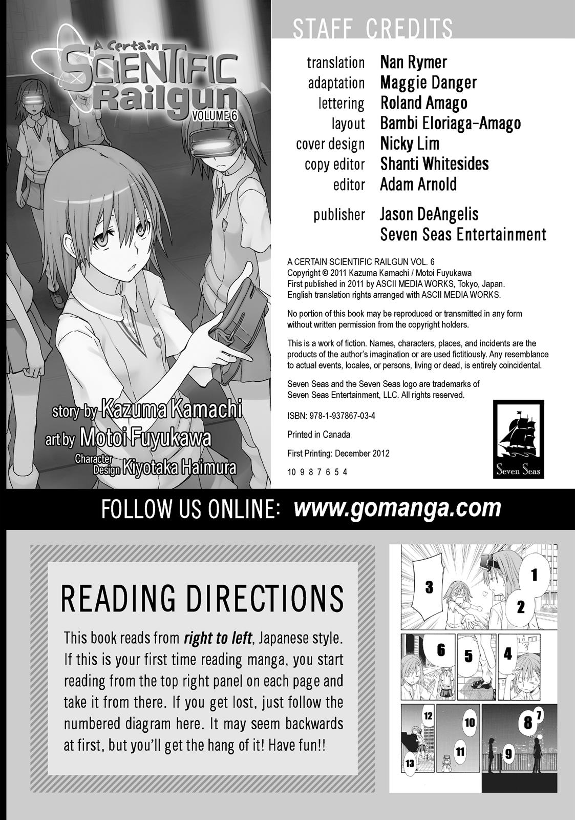 Read A Certain Scientific Railgun Manga Online