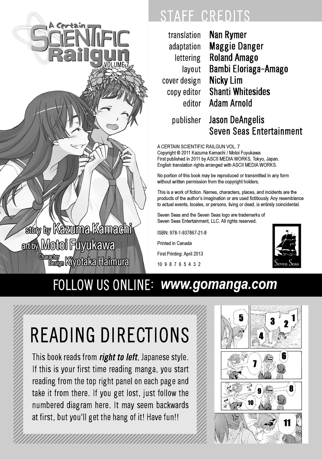 Read A Certain Scientific Railgun Manga Online
